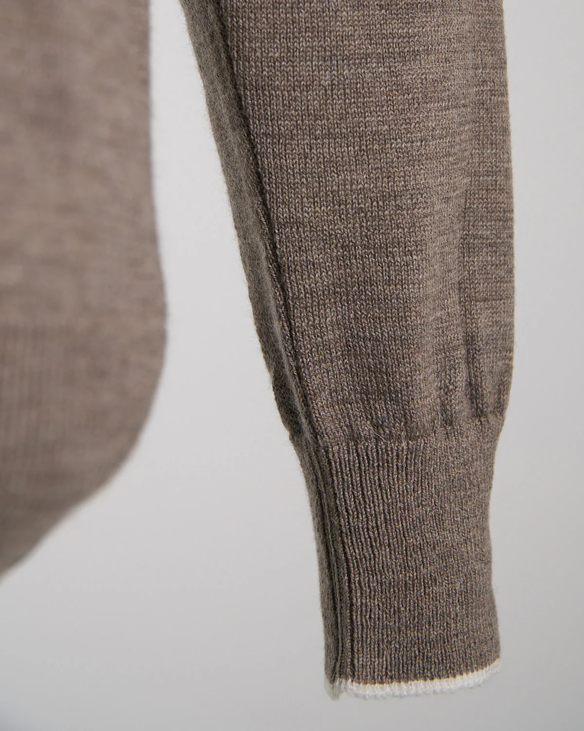 Riviera Summer Wool Half Zip Sweater With Paul&Shark Label - Image 5