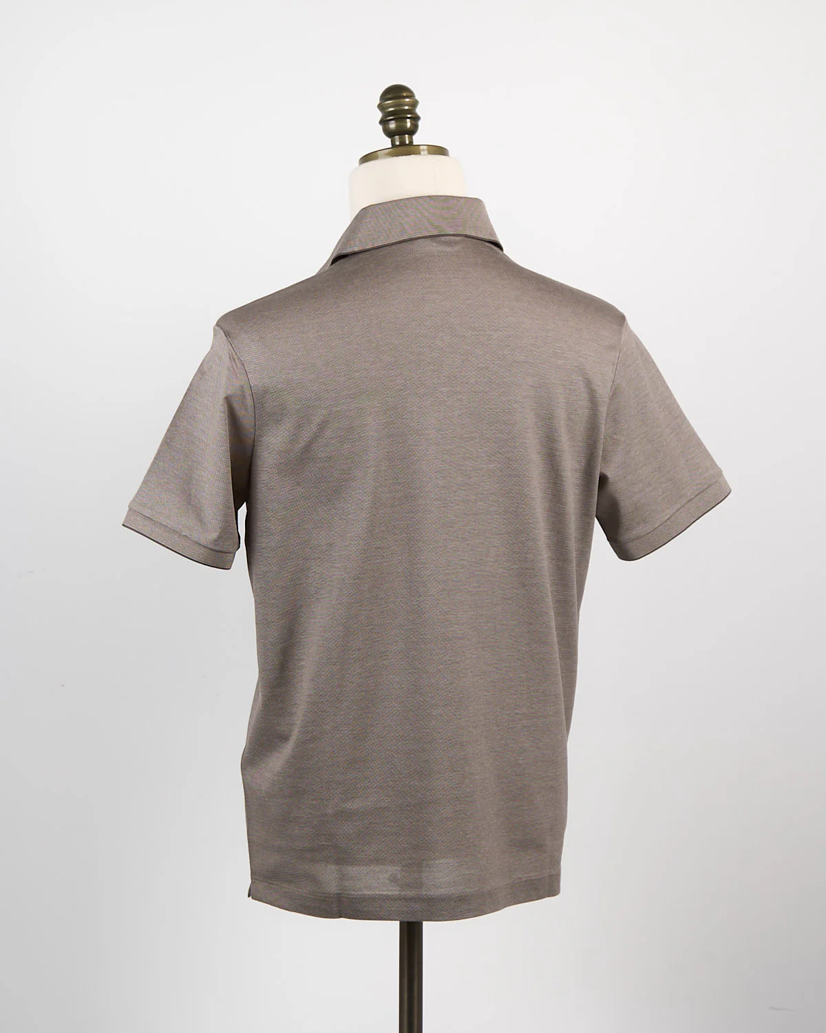 Shark Tag Two Tone Cotton Piqué Polo - Image 10
