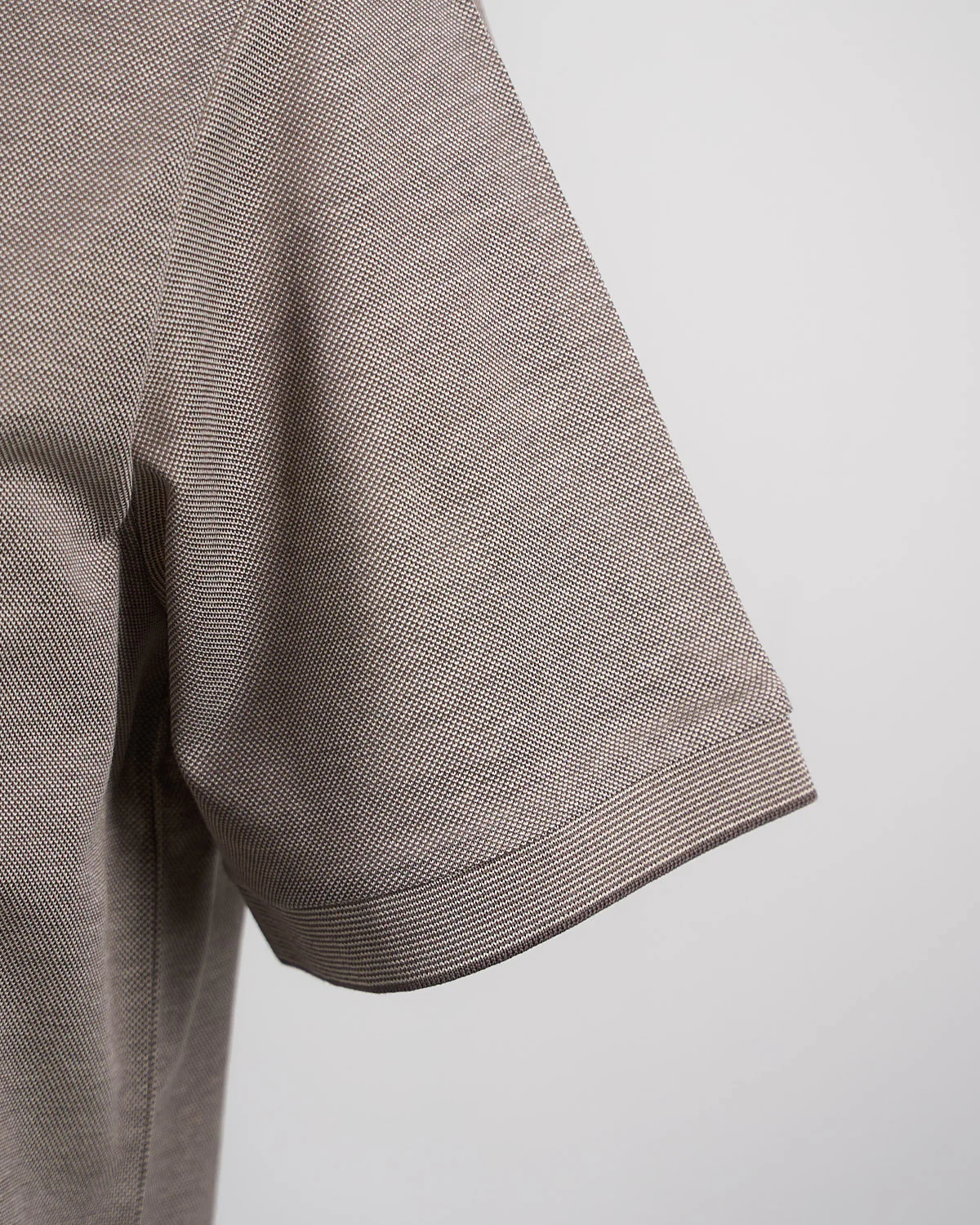 Shark Tag Two Tone Cotton Piqué Polo - Image 13