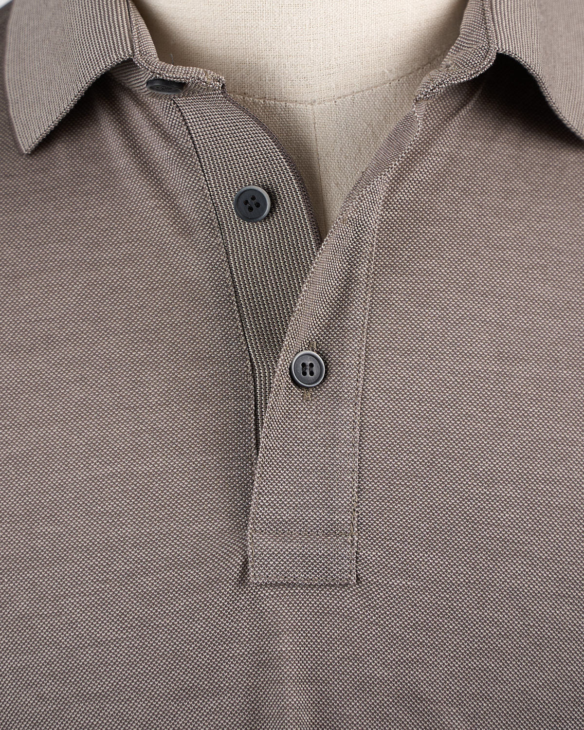 Shark Tag Two Tone Cotton Piqué Polo - Image 14