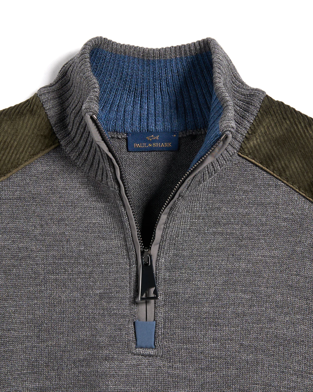 Shark Tag Velvet Soft Cool Touch Wool Half Zip Sweater - Image 5