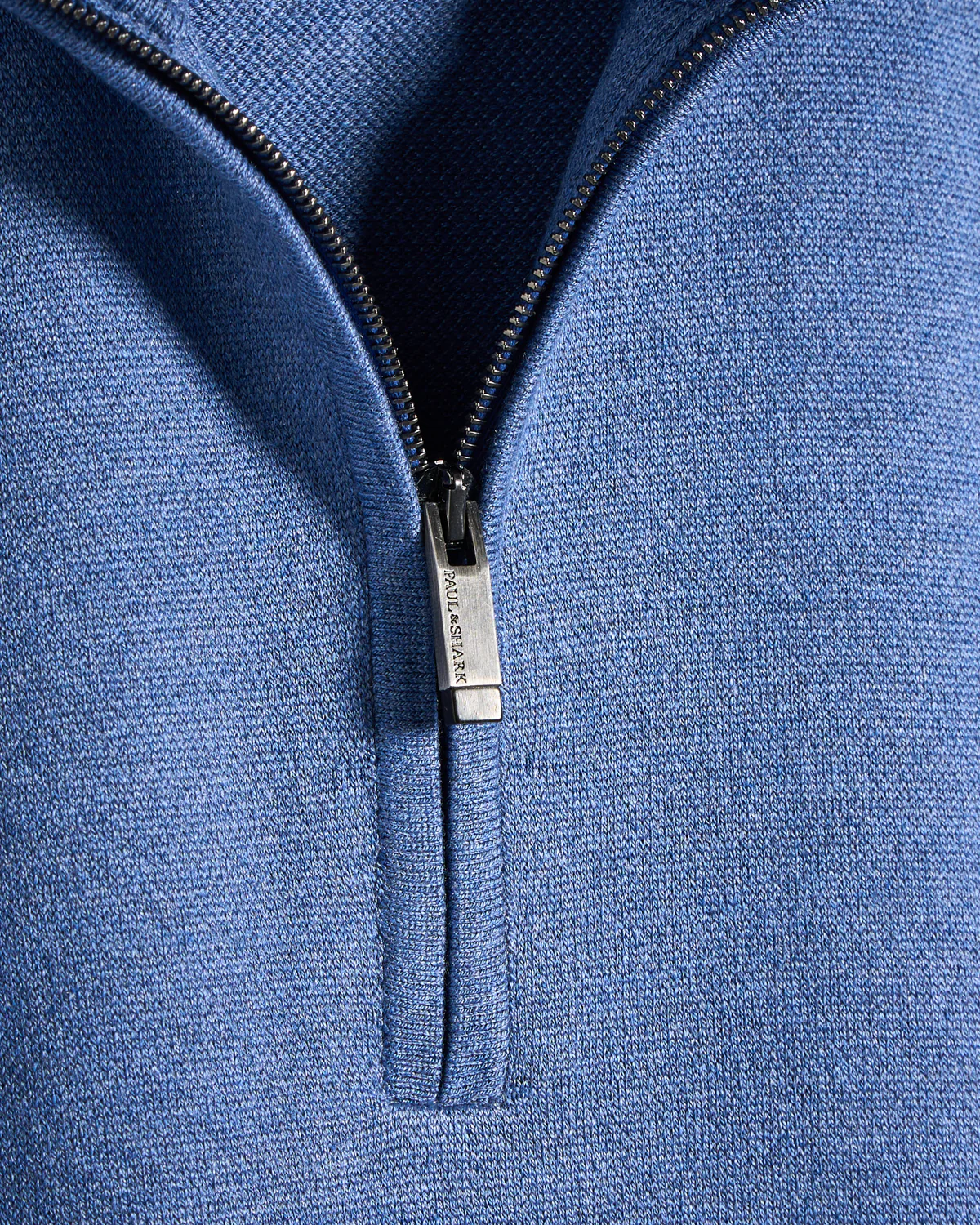 Silk-Cotton Blend Half Zip Sweater - Image 5