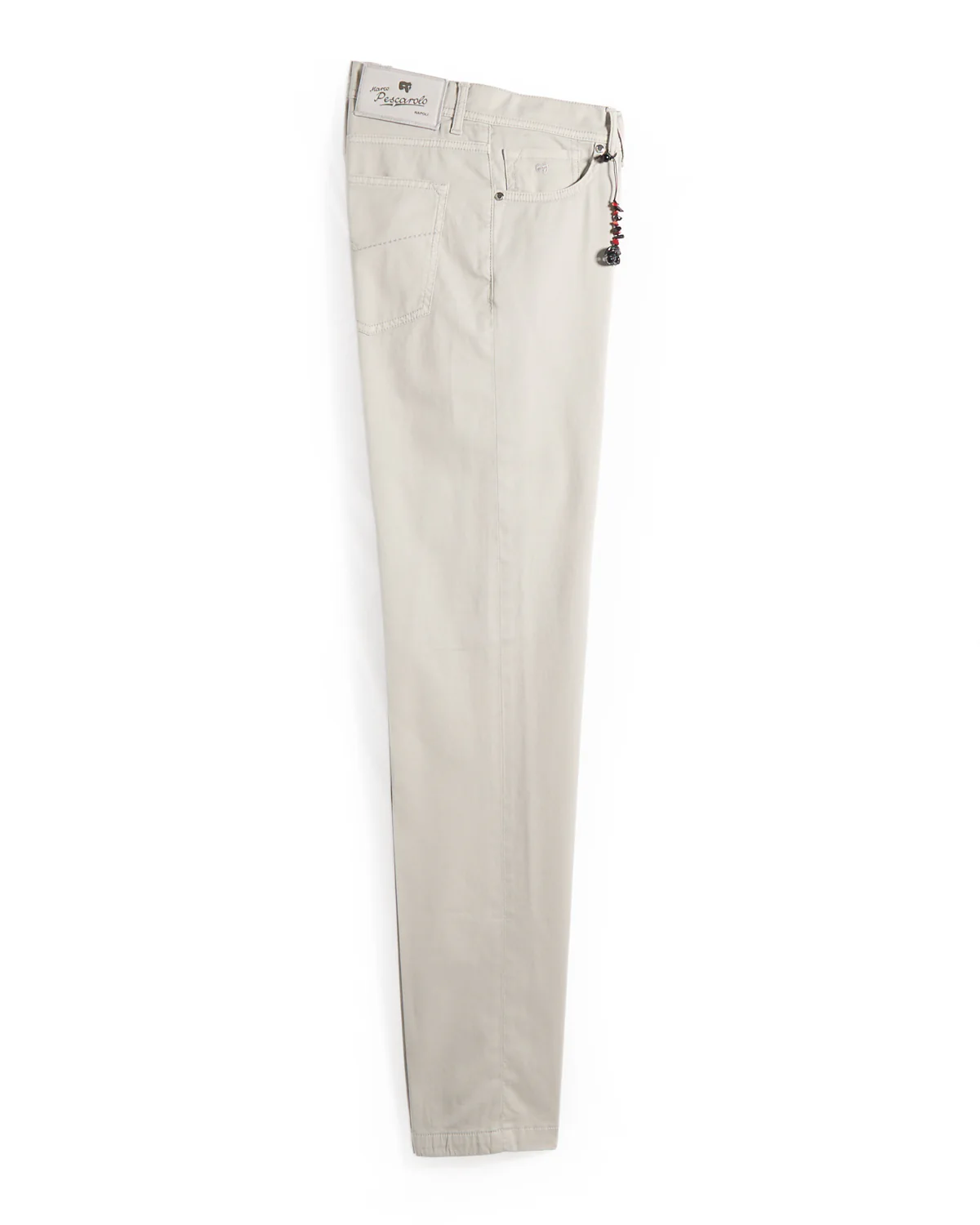 'Nerano' Cotton & Silk 5 Pocket Pants - Image 3