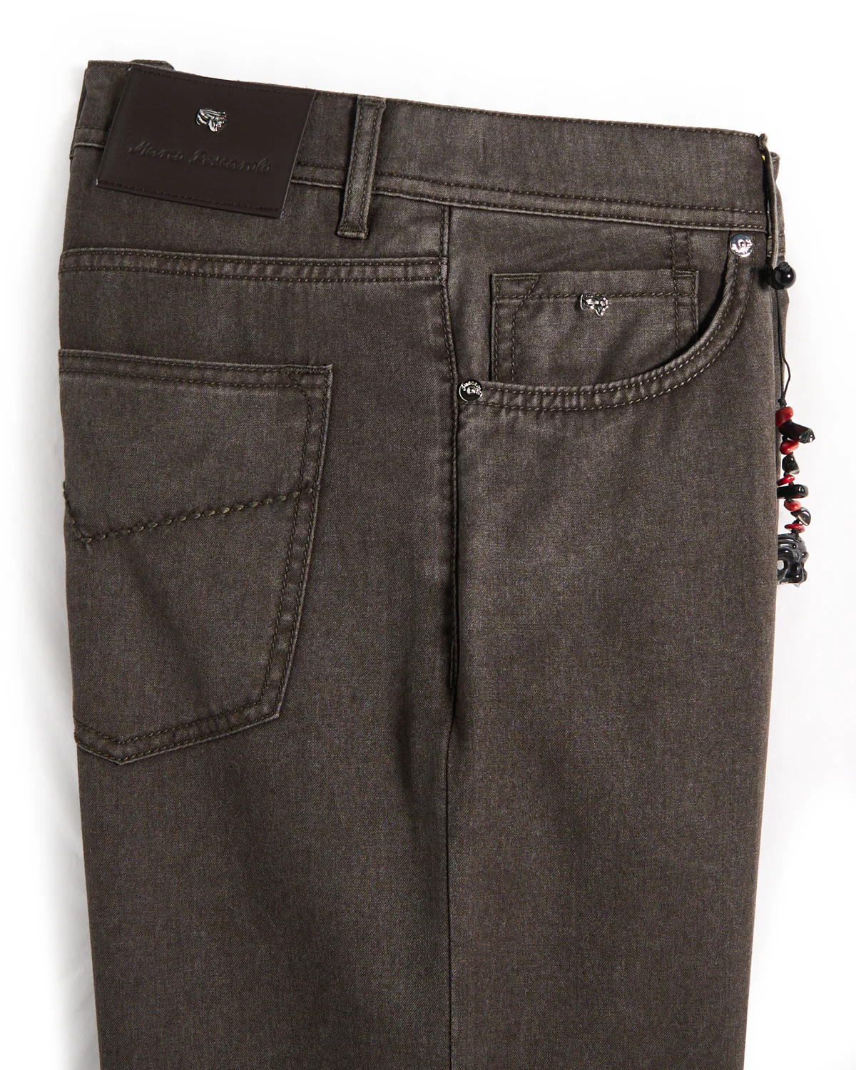 'Nerano' Stretch Wool 5 Pocket Pants - Image 5