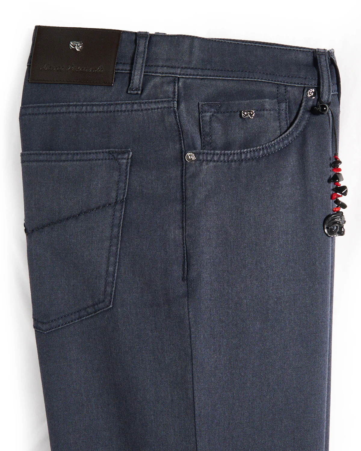 'Nerano' Stretch Wool 5 Pocket Pants - Image 5