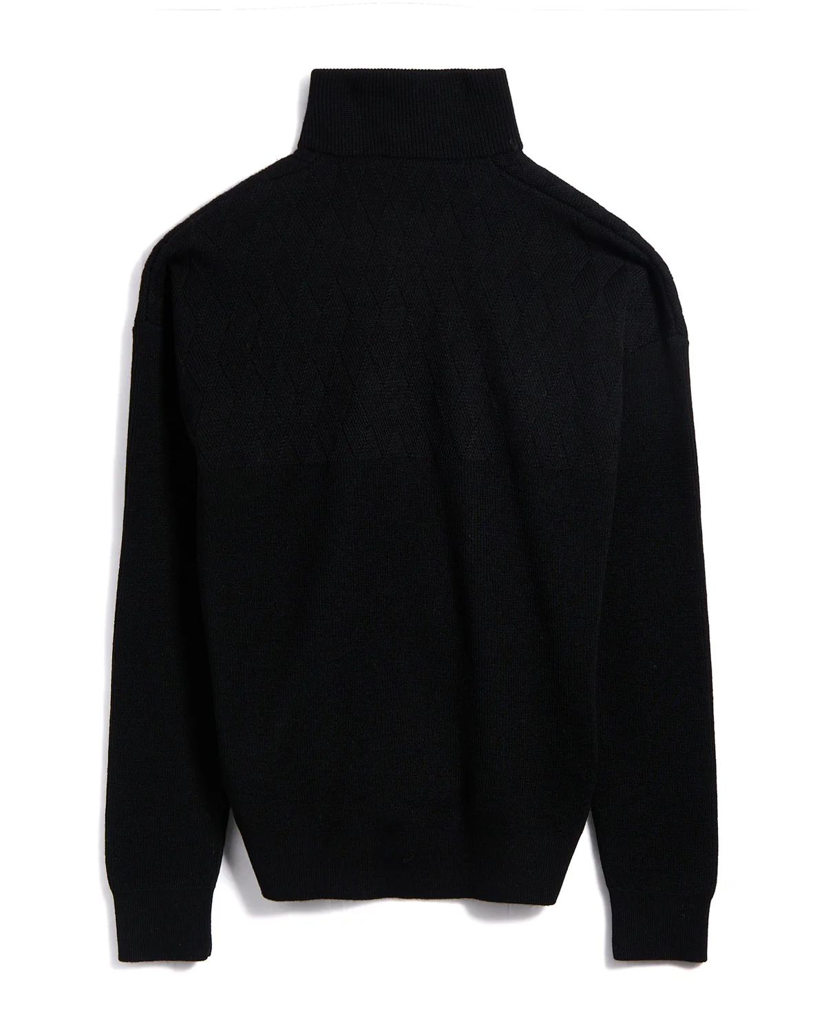Diamond Structure Zip Cardigan - Image 3