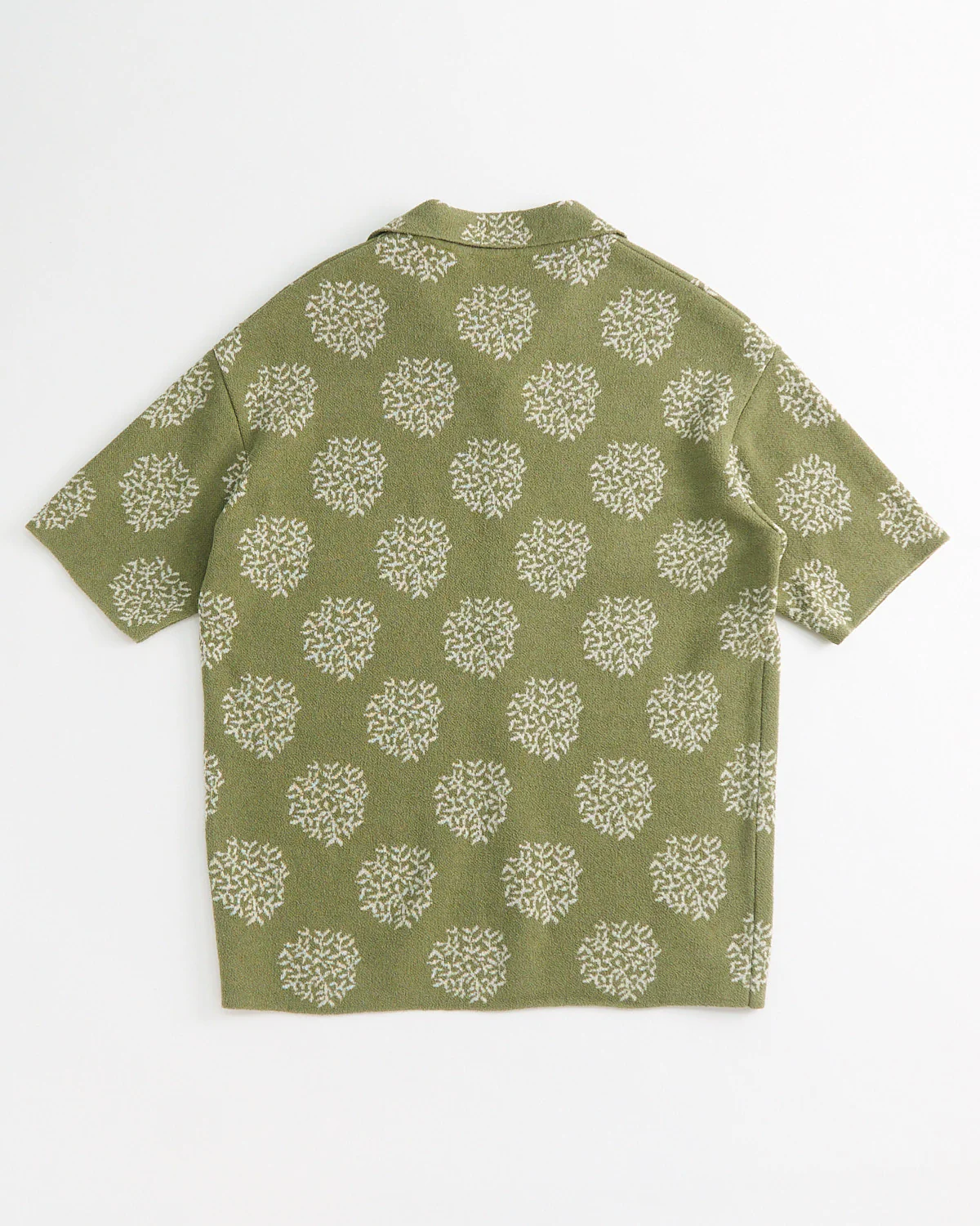 Floral Burst Knit Terry Bouclé Short Sleeve Shirt - Image 6