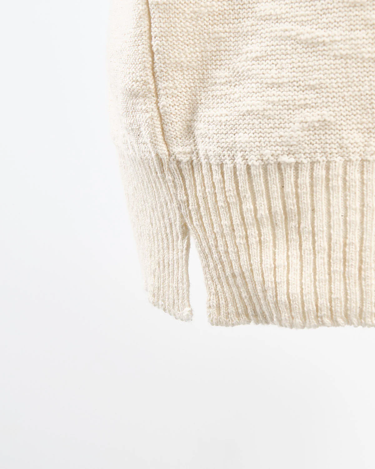 Relaxed Fit Cotton & Linen Ribbed Collar Polo - Image 7