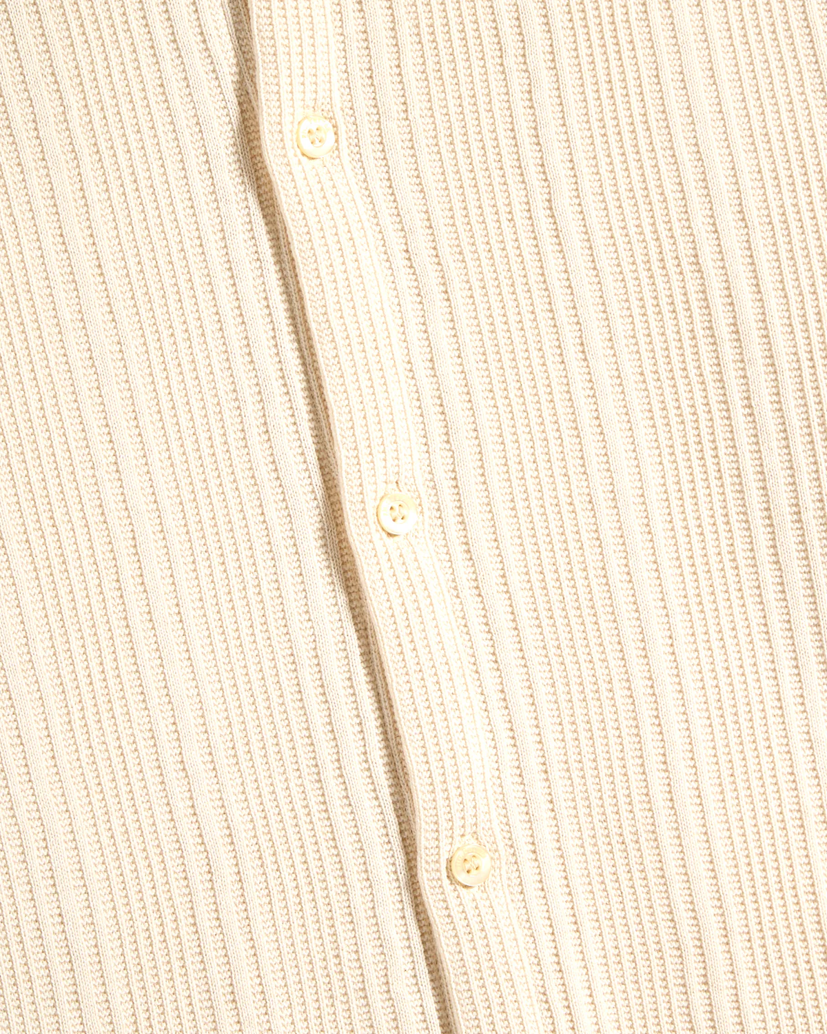 Ribbed Knit Full Button Polo - Image 4
