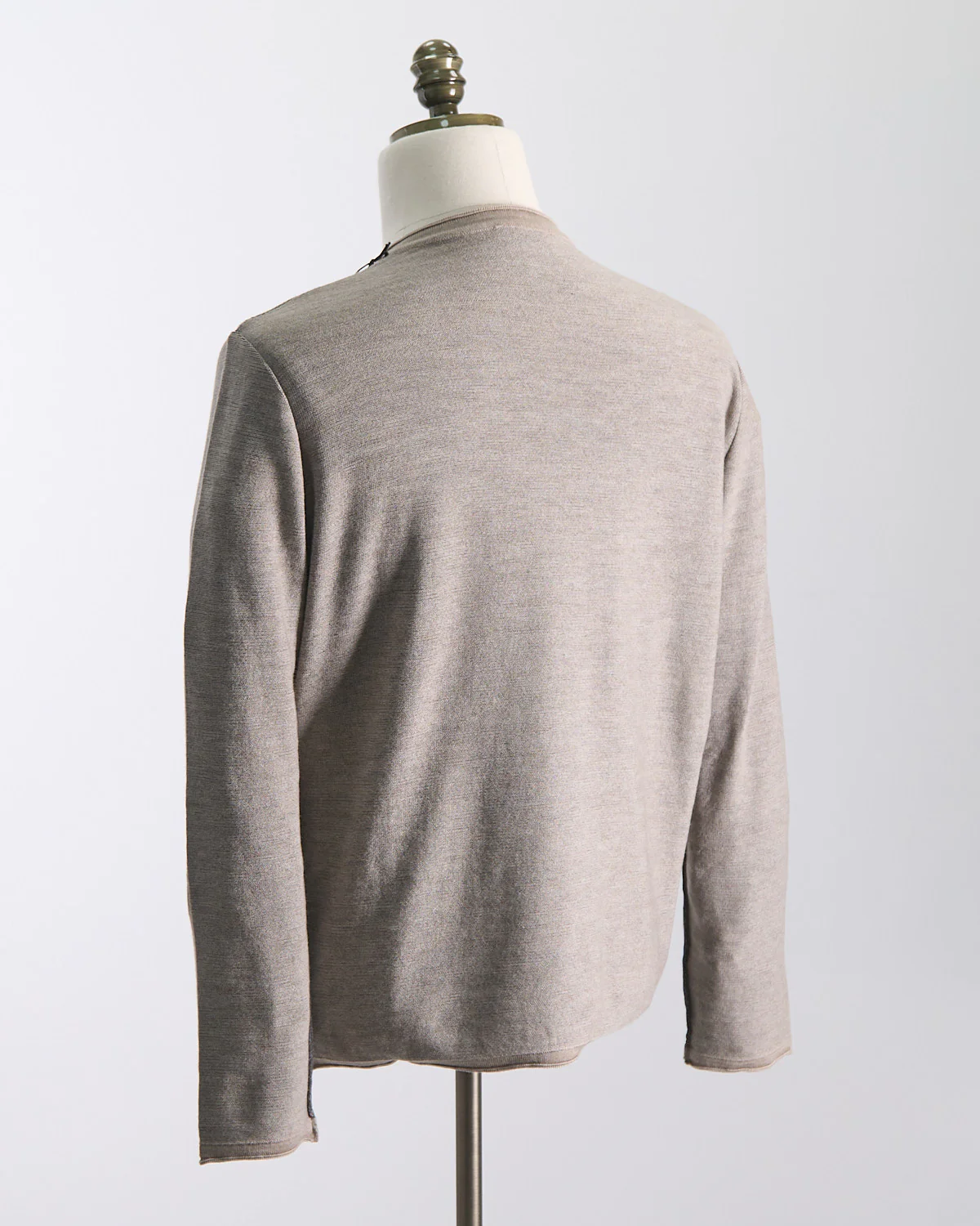 Soft Two-Tone Crewneck Sweater - Image 3