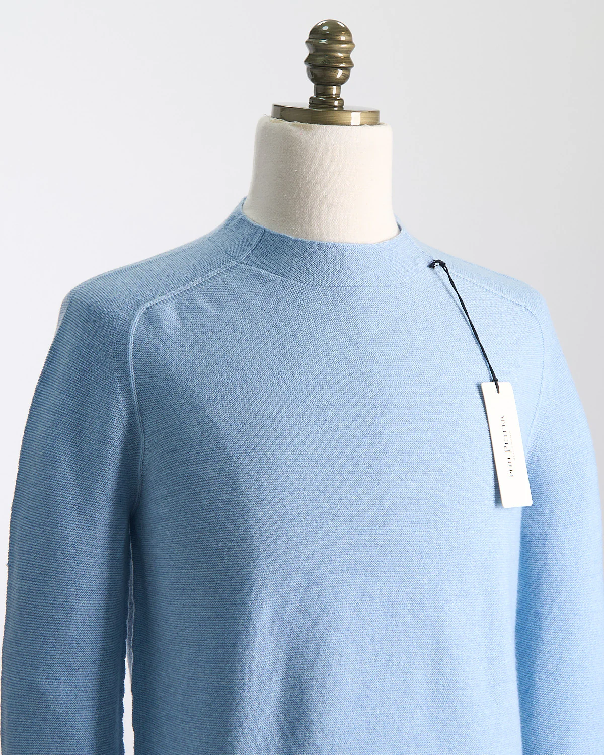 Tubular Knit Mockneck Sweater - Image 3