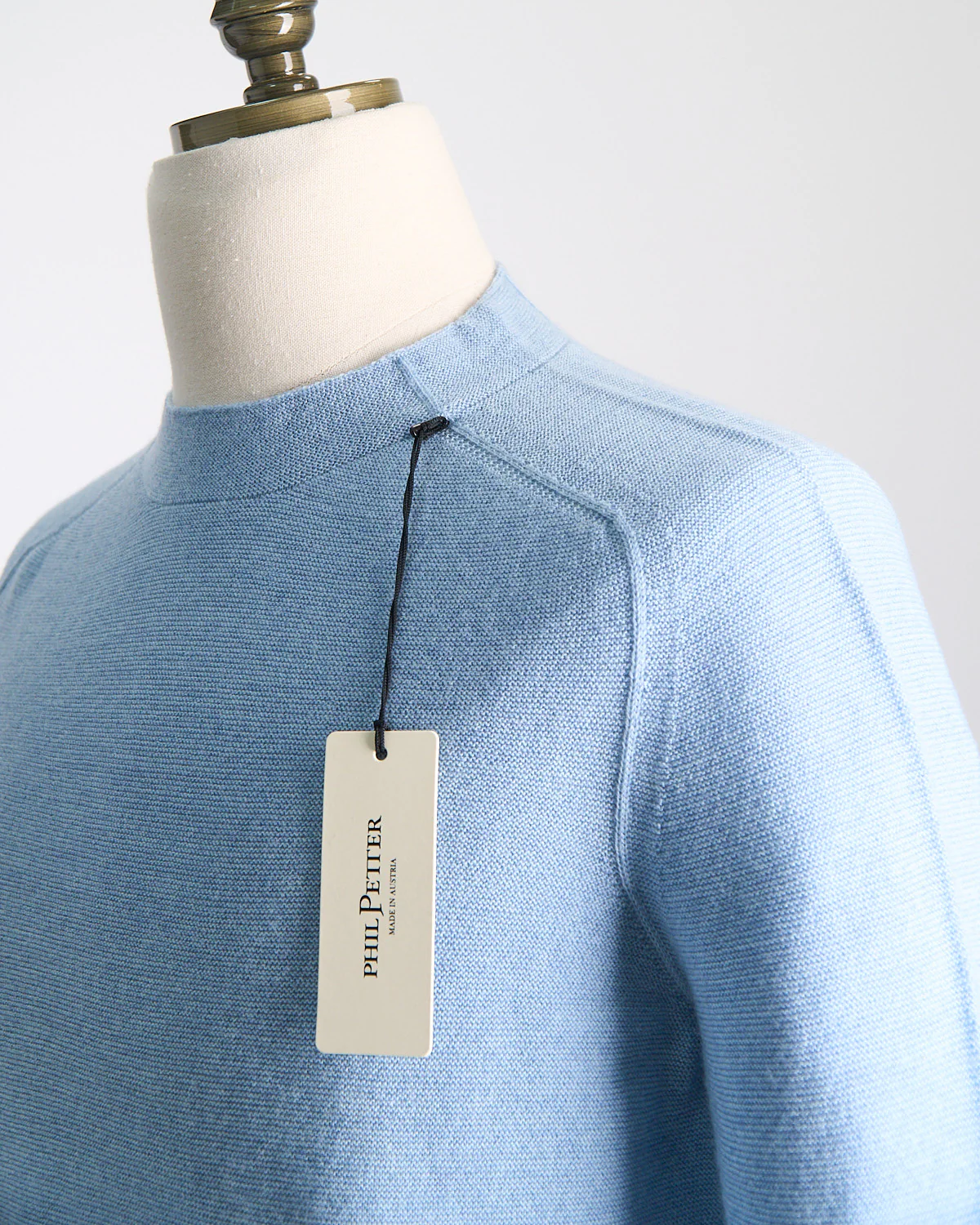 Tubular Knit Mockneck Sweater - Image 4