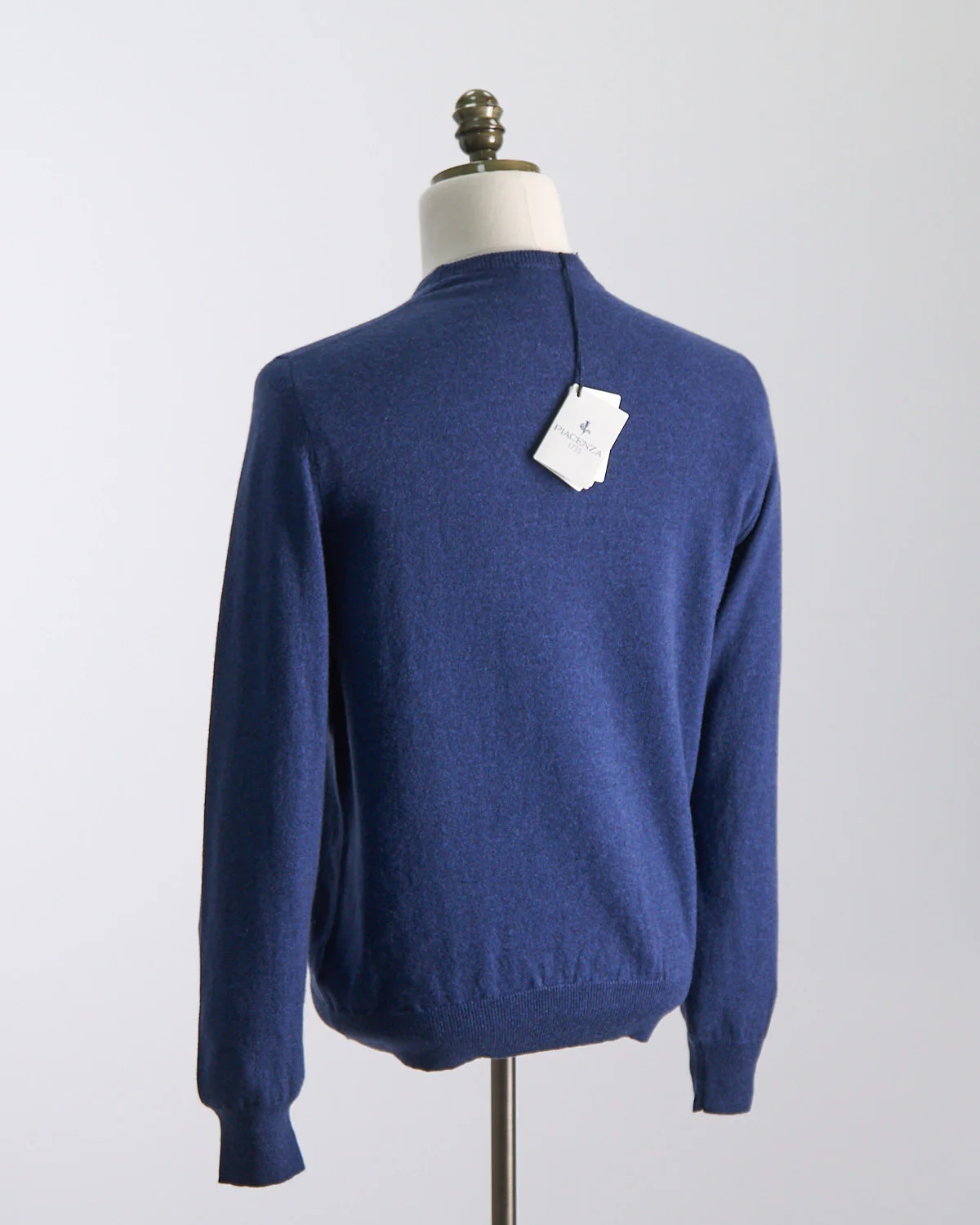 100% Cashmere Girocollo Punto Rasato Sweater - Image 7