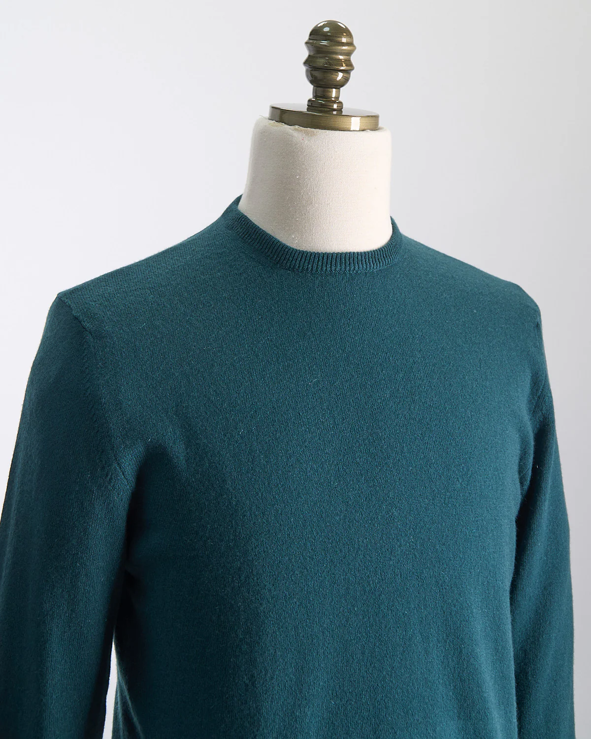 100% Cashmere Girocollo Punto Rasato Sweater - Image 2