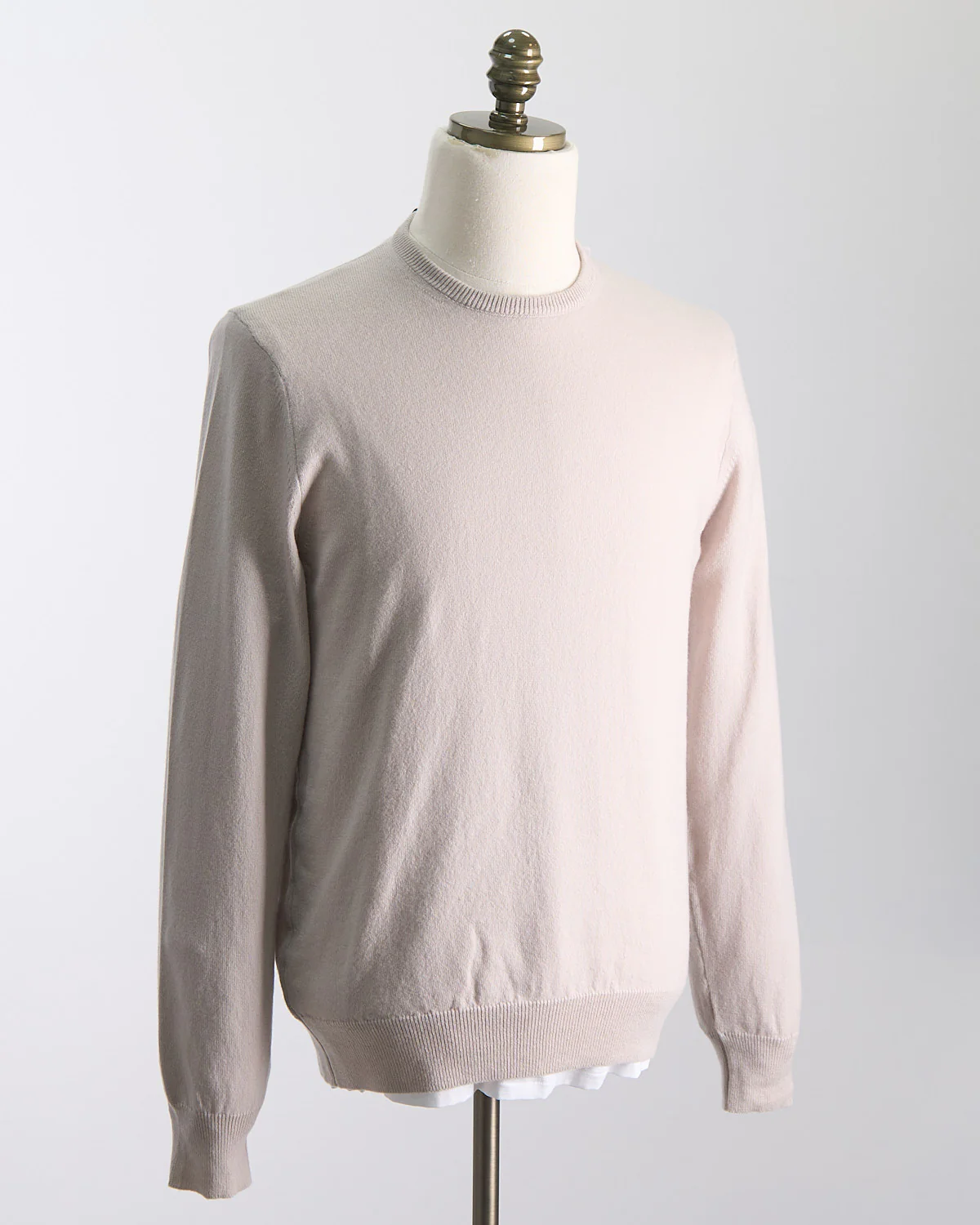 100% Cashmere Girocollo Punto Rasato Sweater