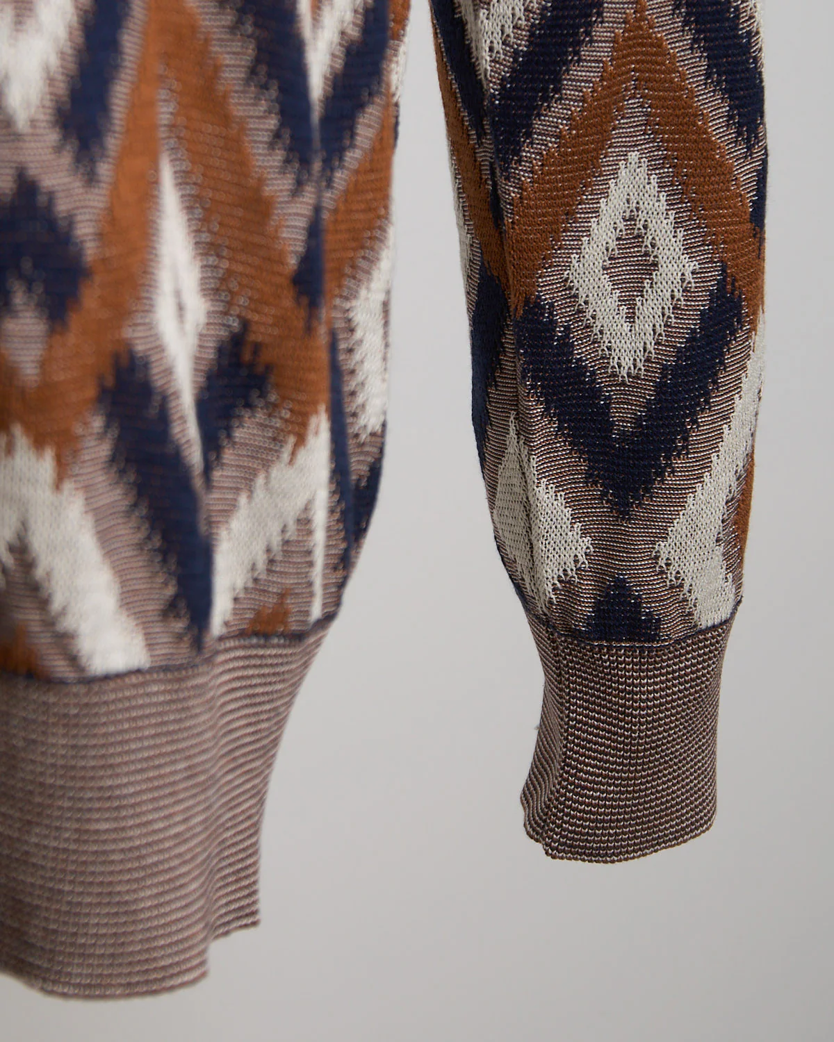 12 Gauge Argyle Fil A Fil Cardigan - Image 6