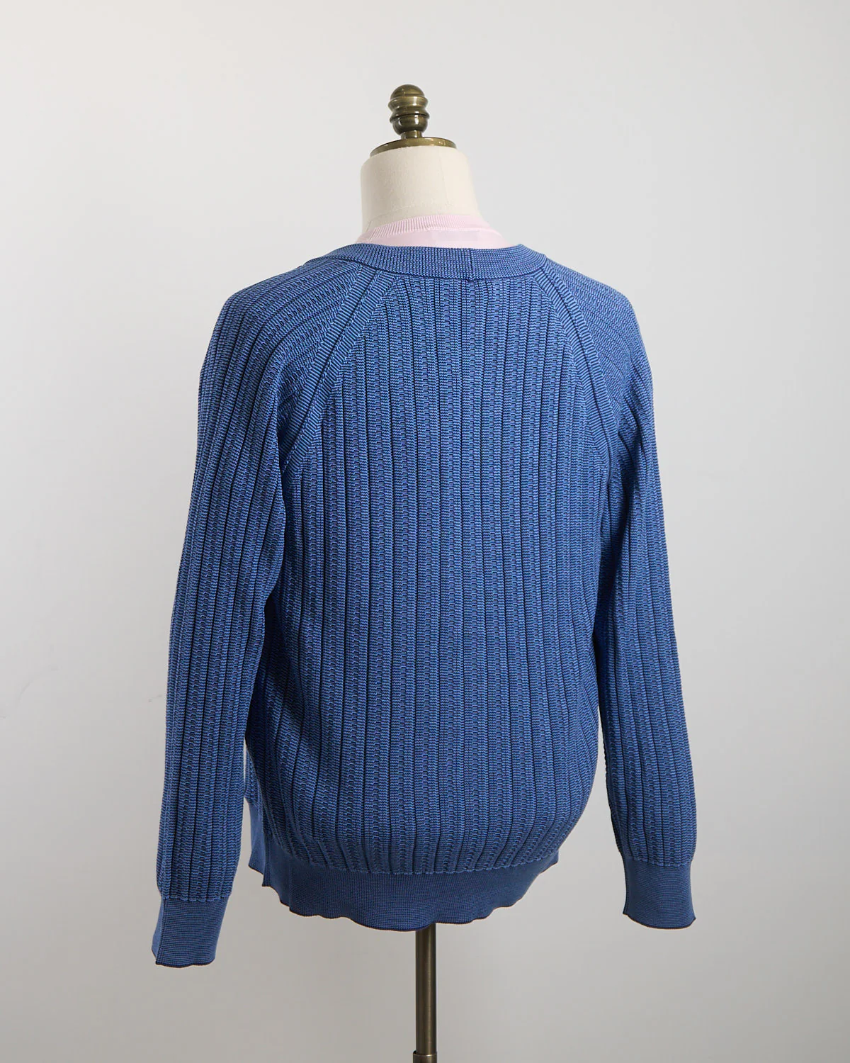 12 Gauge Bicolor Raglan Sleeve Cardigan With Pockets - Image 3
