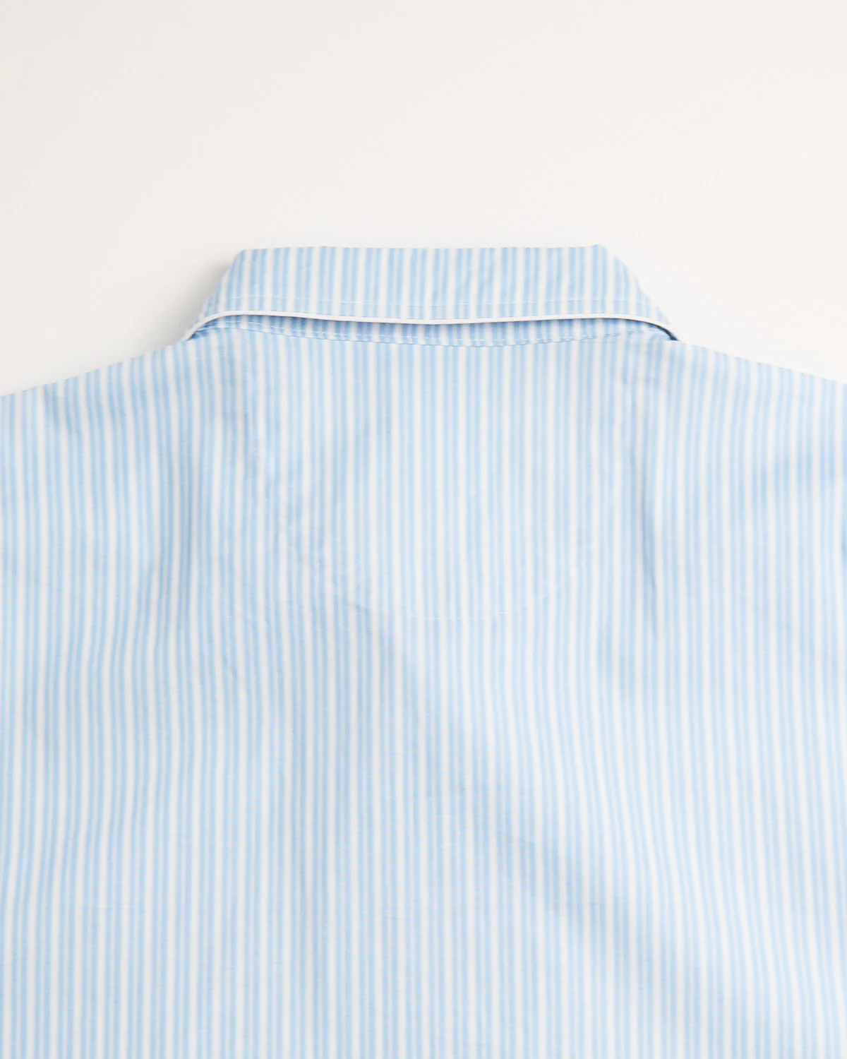 Double Blue Striped Pyjama Shirt - Image 5