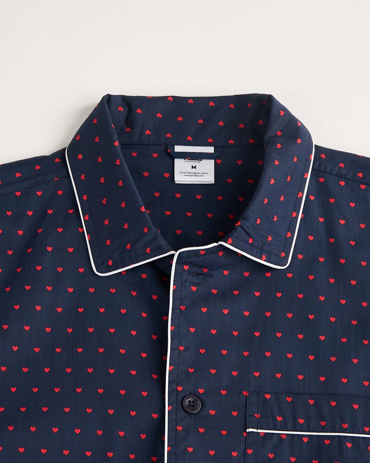 Navy Luv Pyjama Shirt - Image 2
