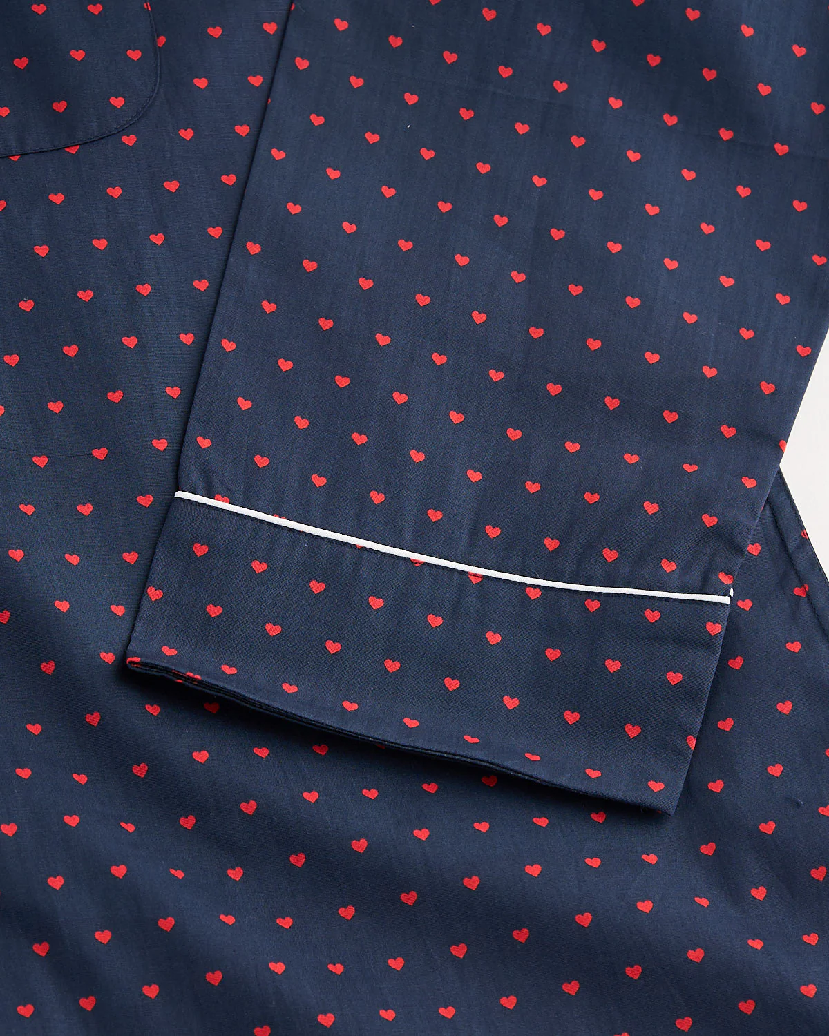 Navy Luv Pyjama Shirt - Image 6
