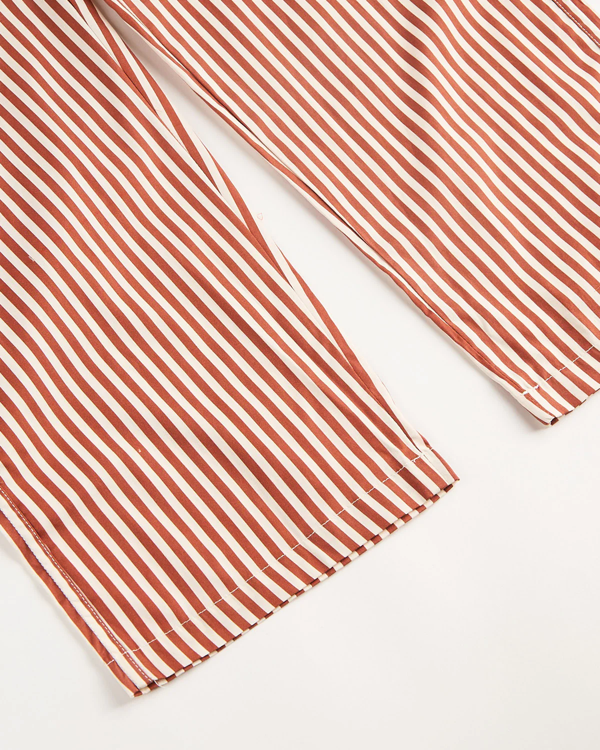 Terracotta Striped Pyjama Pants - Image 3