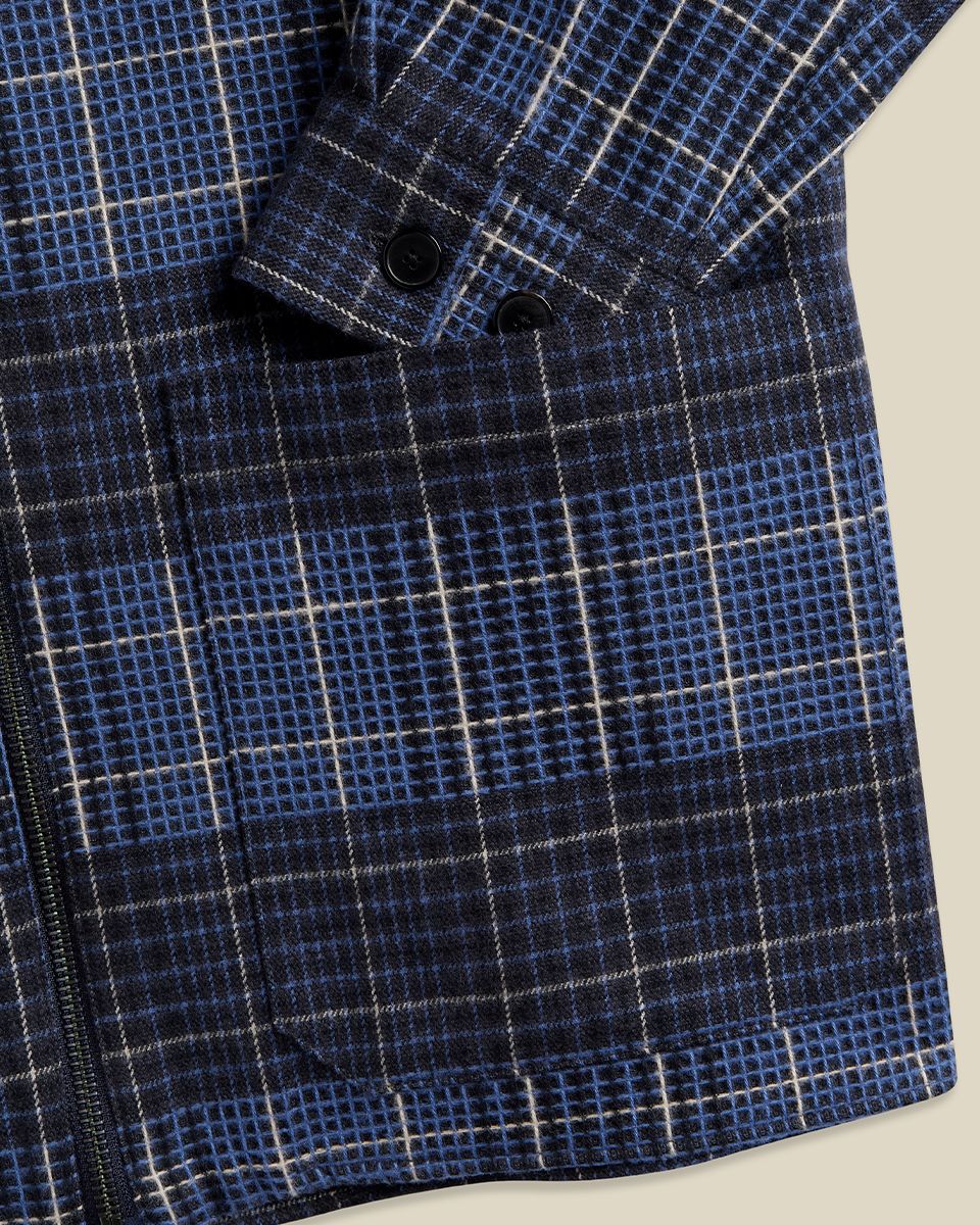 3D Jacquard 'Jolla' Full Zip Overshirt - Image 4