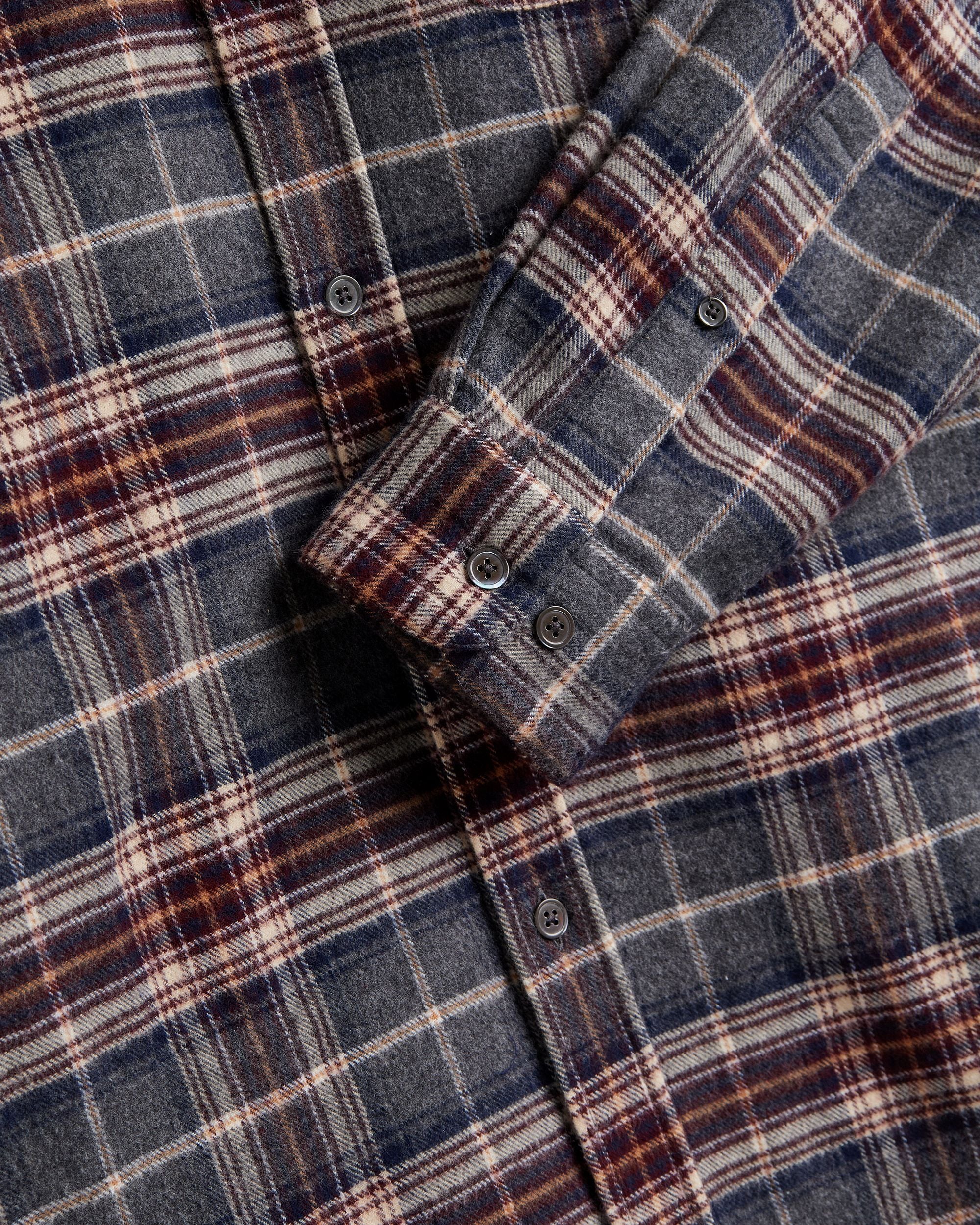 Augusta Check Cotton Flannel Shirt - Image 4