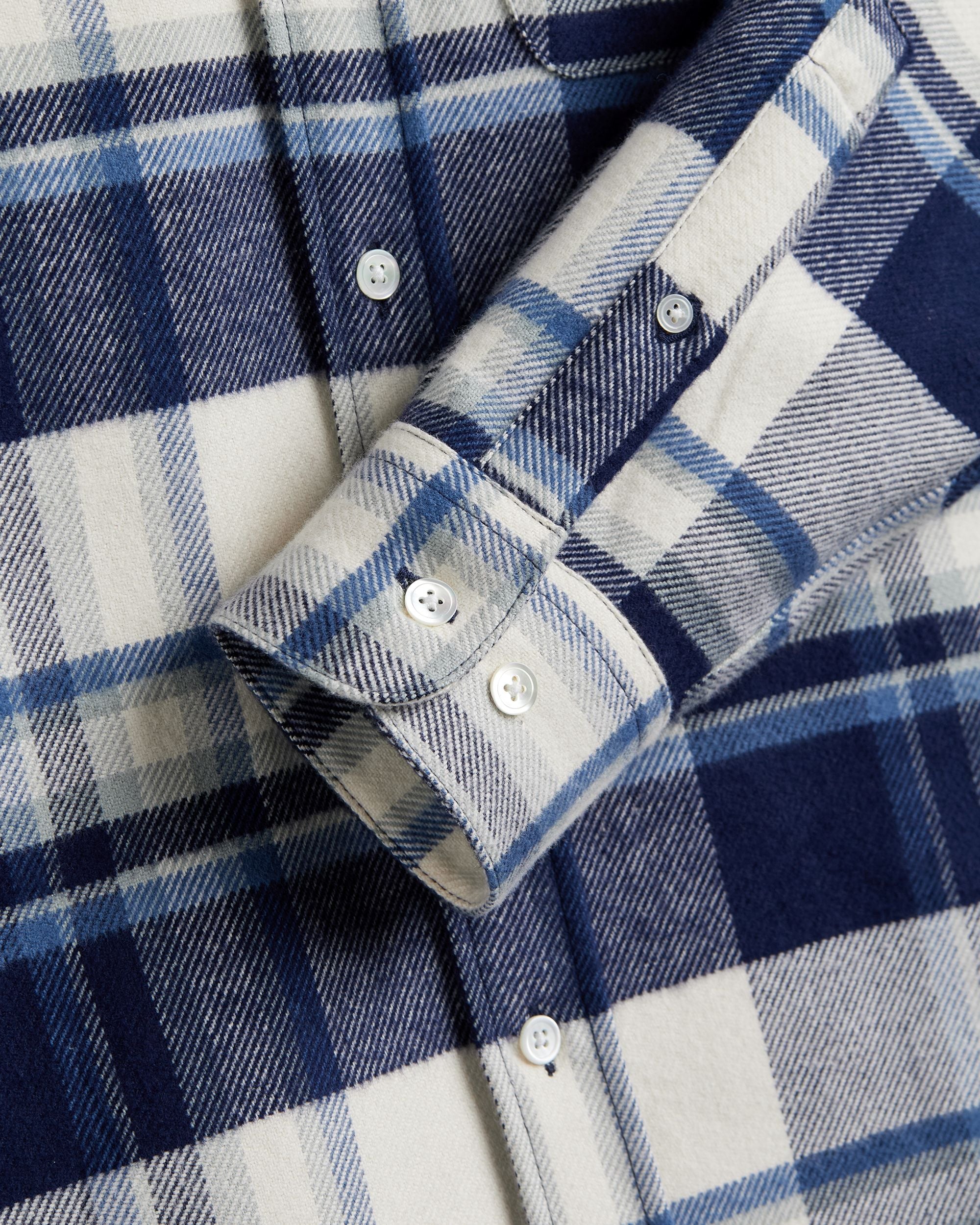 Beck Lofty Flannel Twill Check Shirt - Image 4