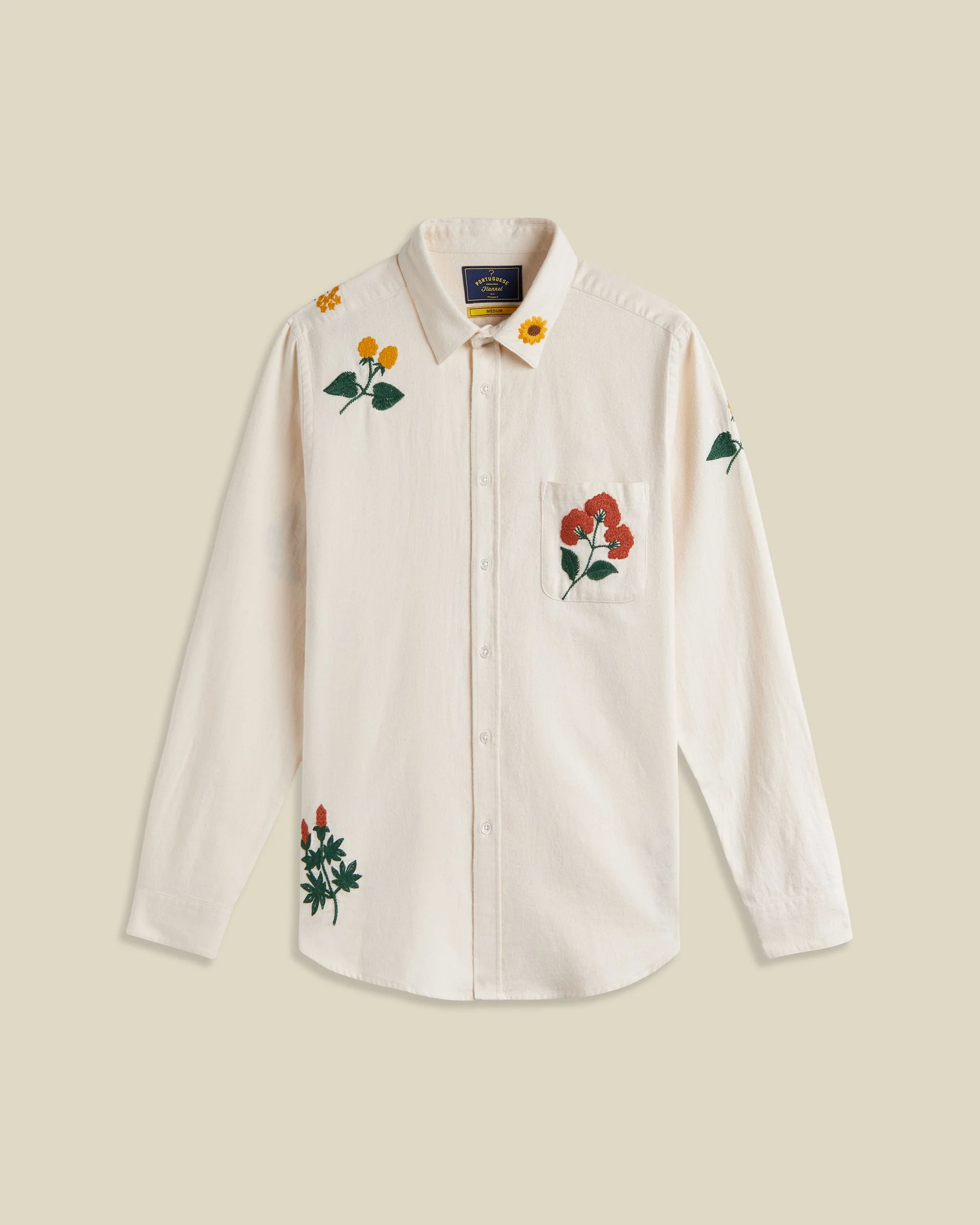 Embroidery Flannel Shirt