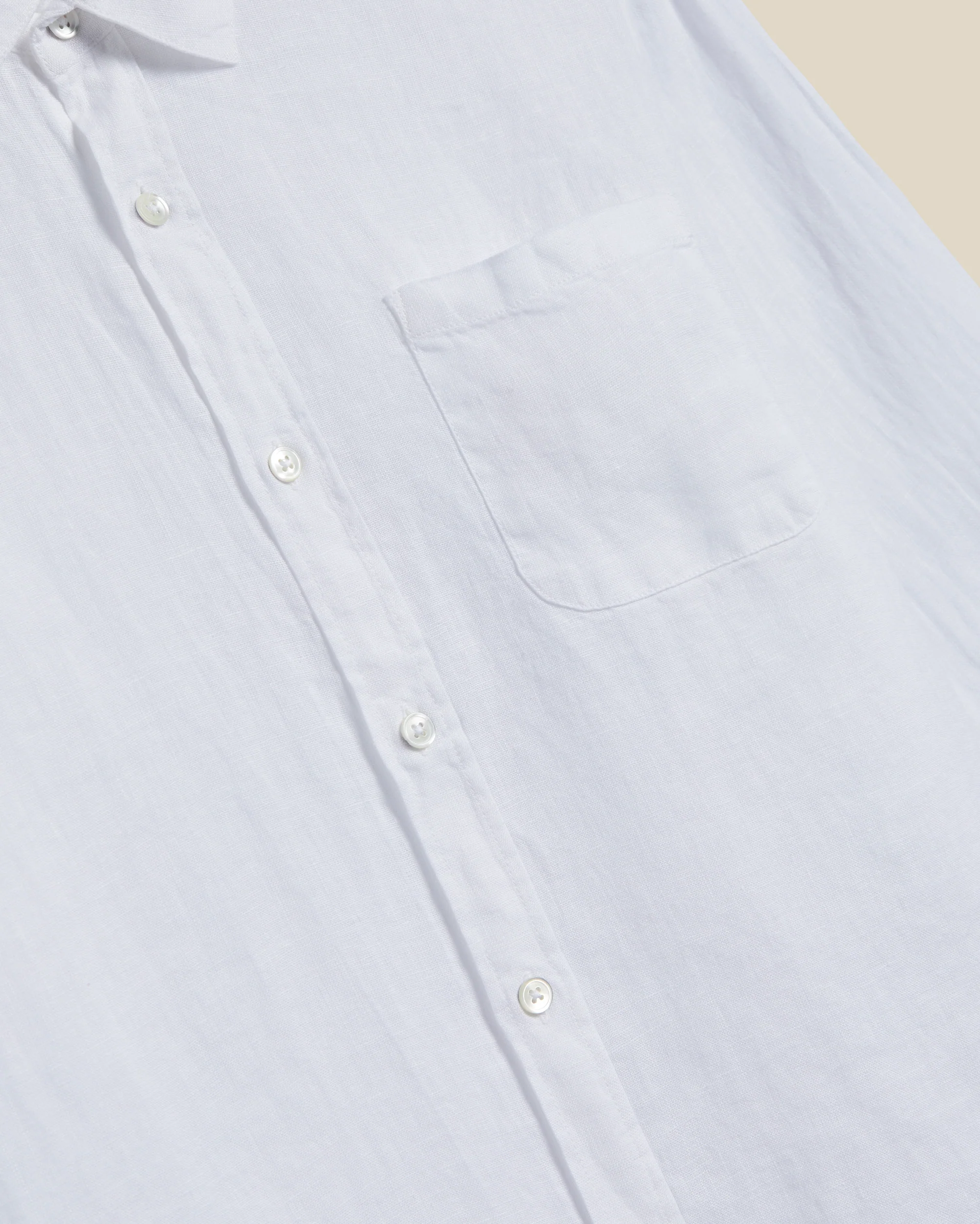 Long Sleeve Linen Shirt - Image 4