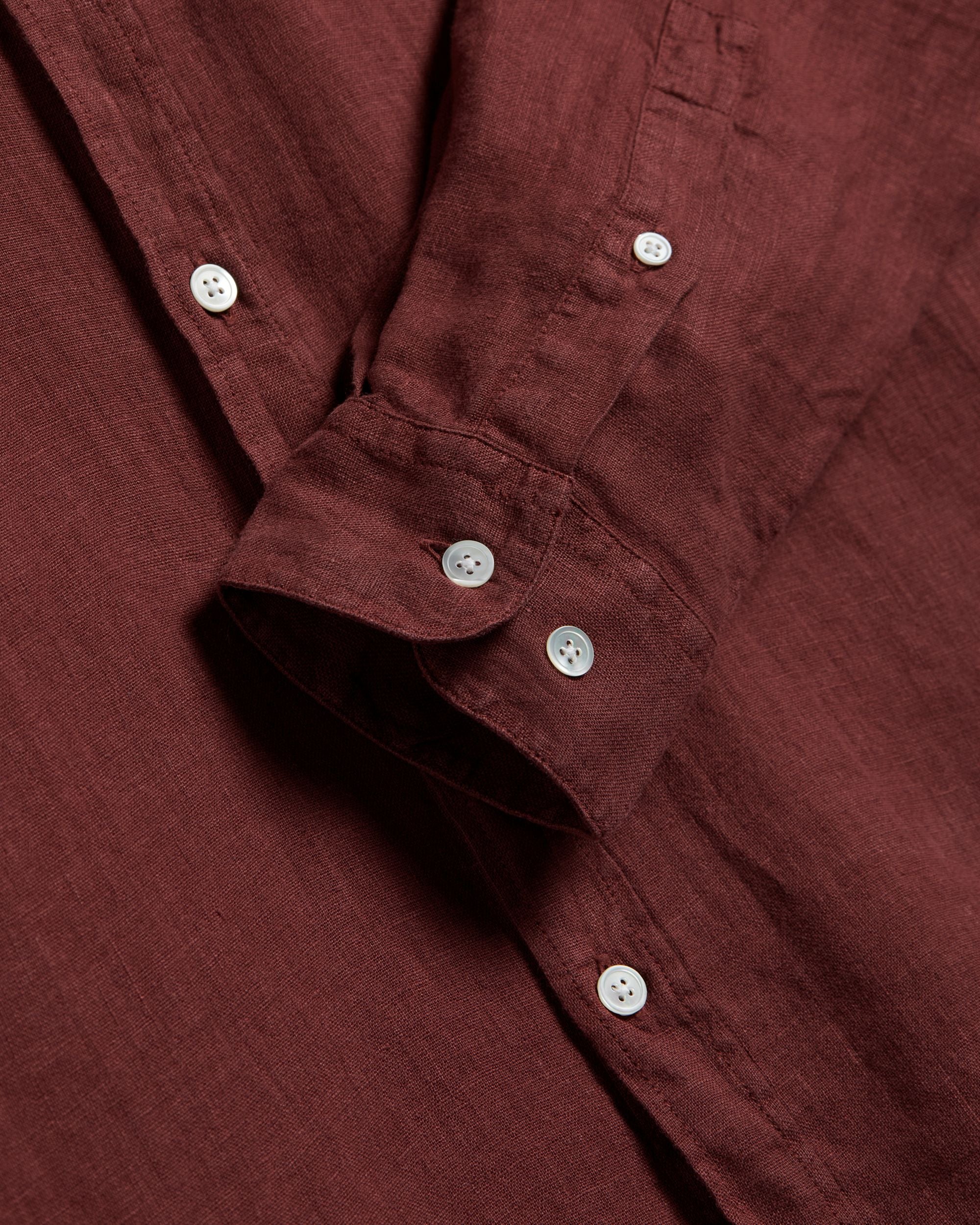 Long Sleeve Linen Shirt - Image 4