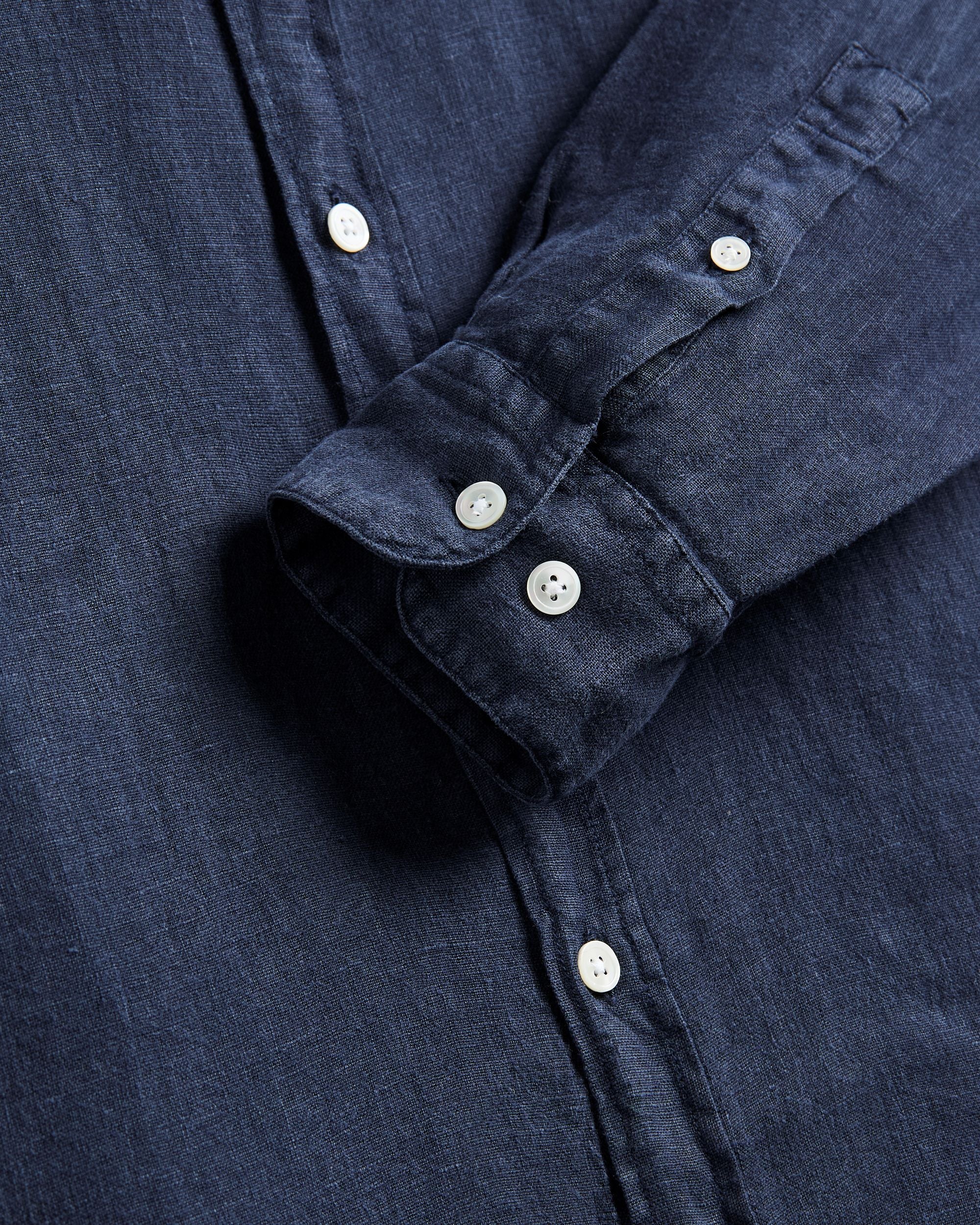 Long Sleeve Linen Shirt - Image 4