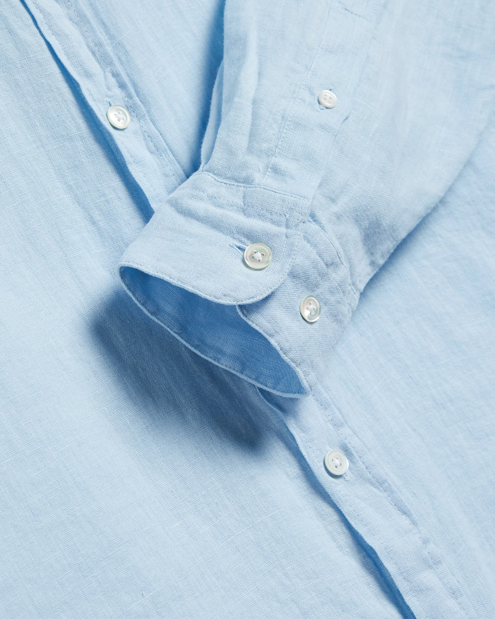 Long Sleeve Linen Shirt - Image 4