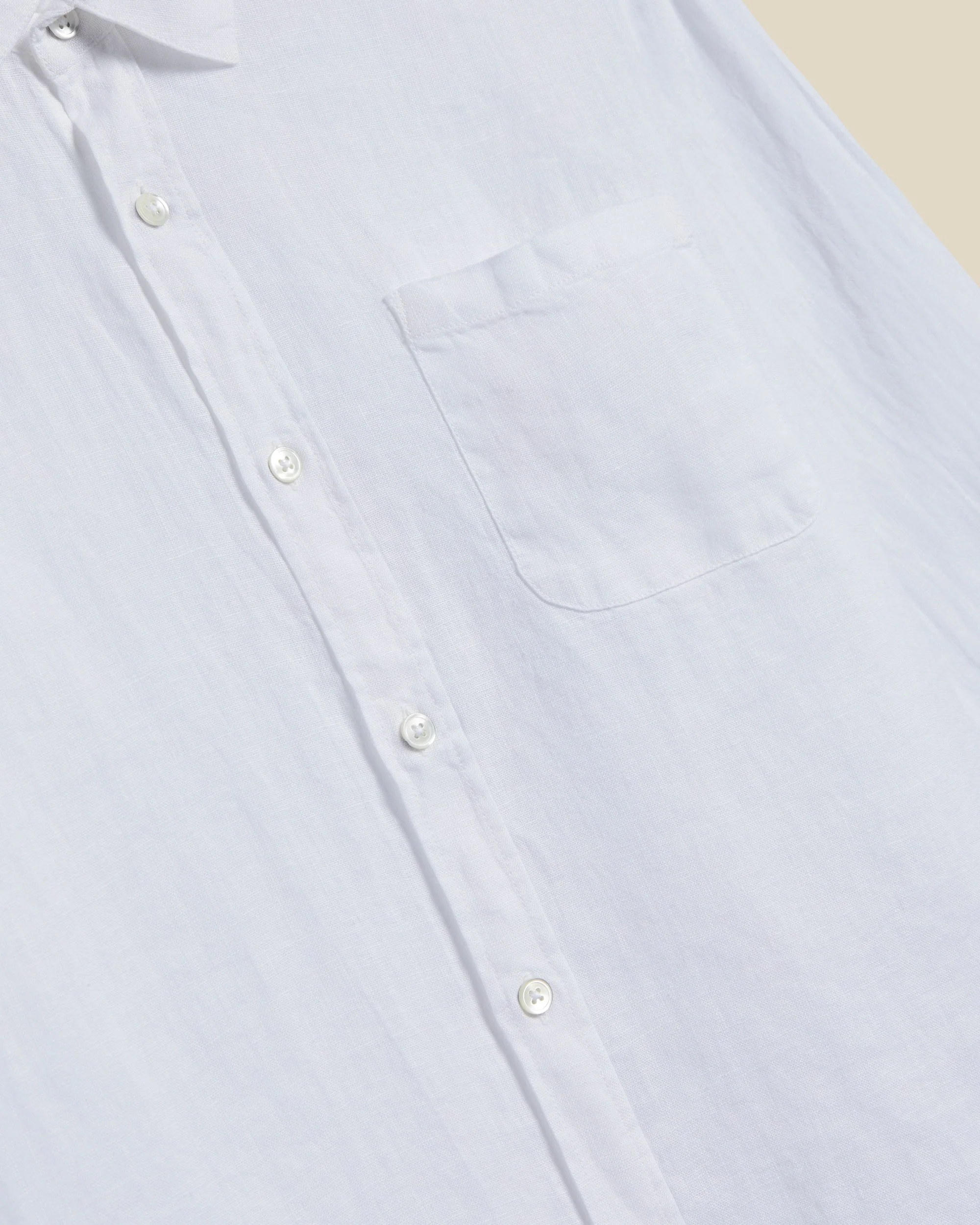 Long Sleeve Linen Shirt - Image 3