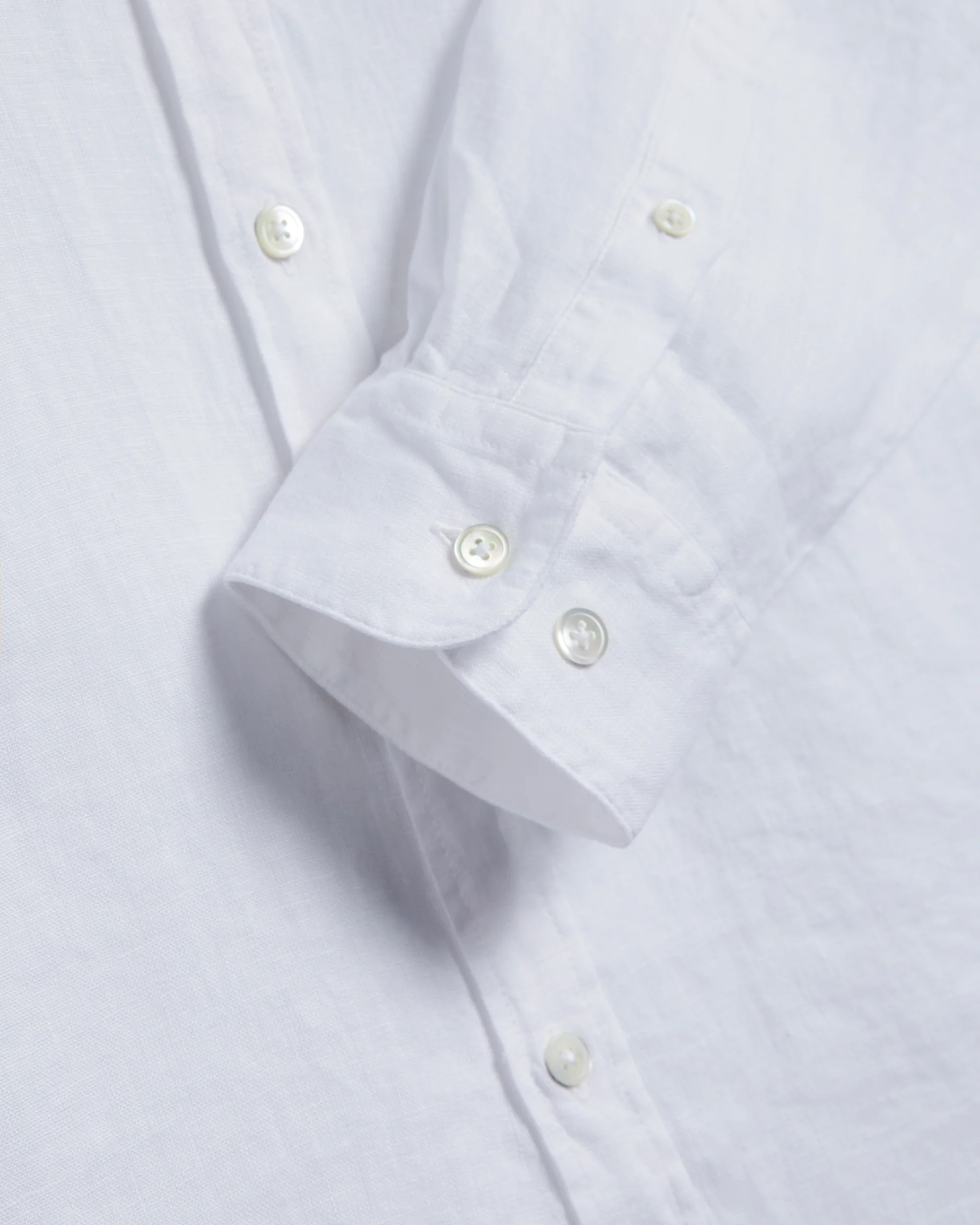Long Sleeve Linen Shirt - Image 4