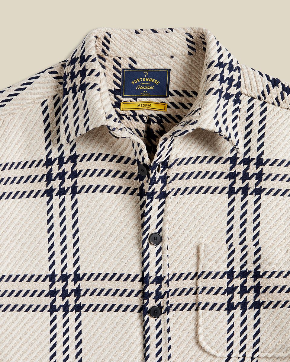 Oversized Plaid 'Upper' Overshirt - Image 3