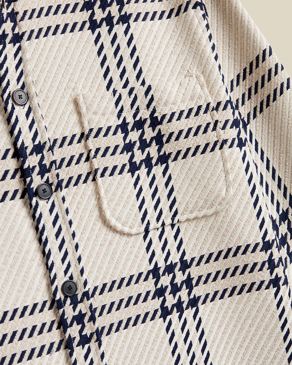 Oversized Plaid 'Upper' Overshirt - Image 4