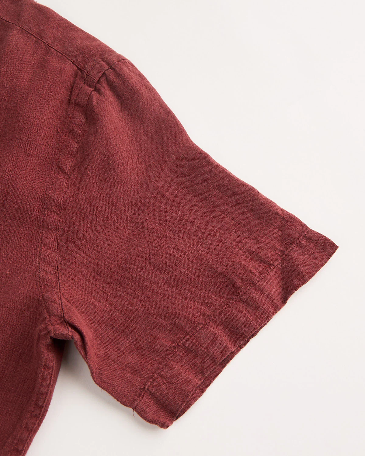Short Sleeve Linen Shirt - Image 5