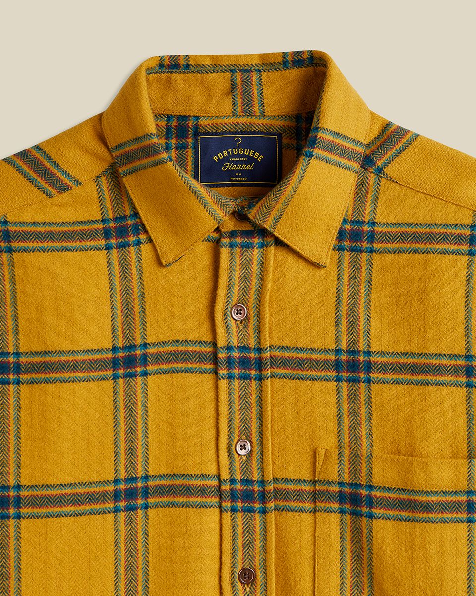 Standard Yellow Plaid Flannel Shirt - Image 2