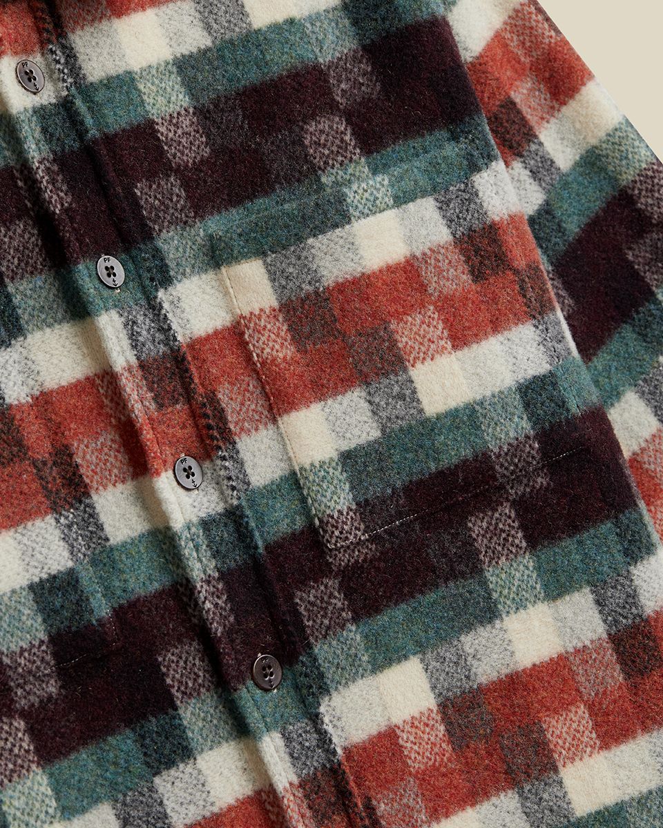 Wool 'La Paz' Collab Chunky Overshirt - Image 3