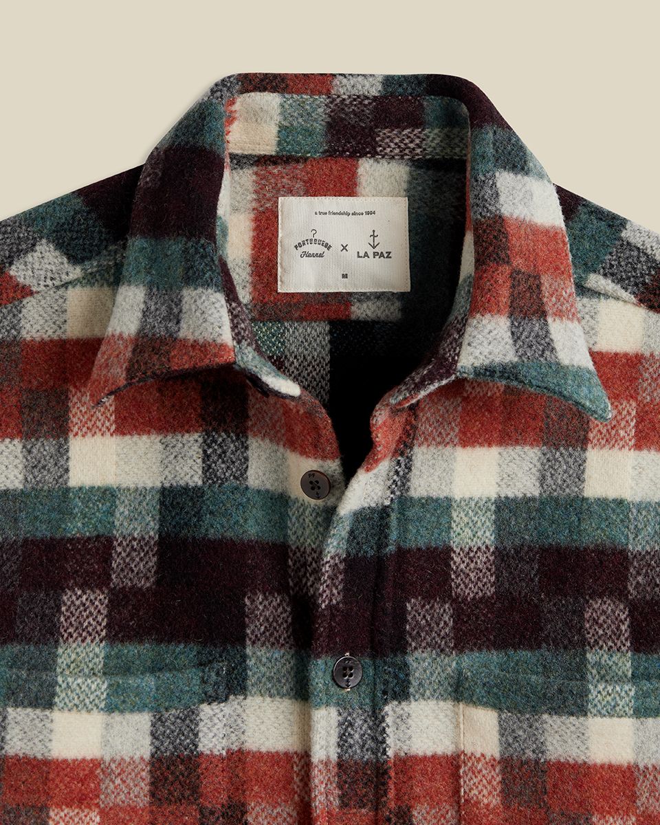 Wool 'La Paz' Collab Chunky Overshirt - Image 4
