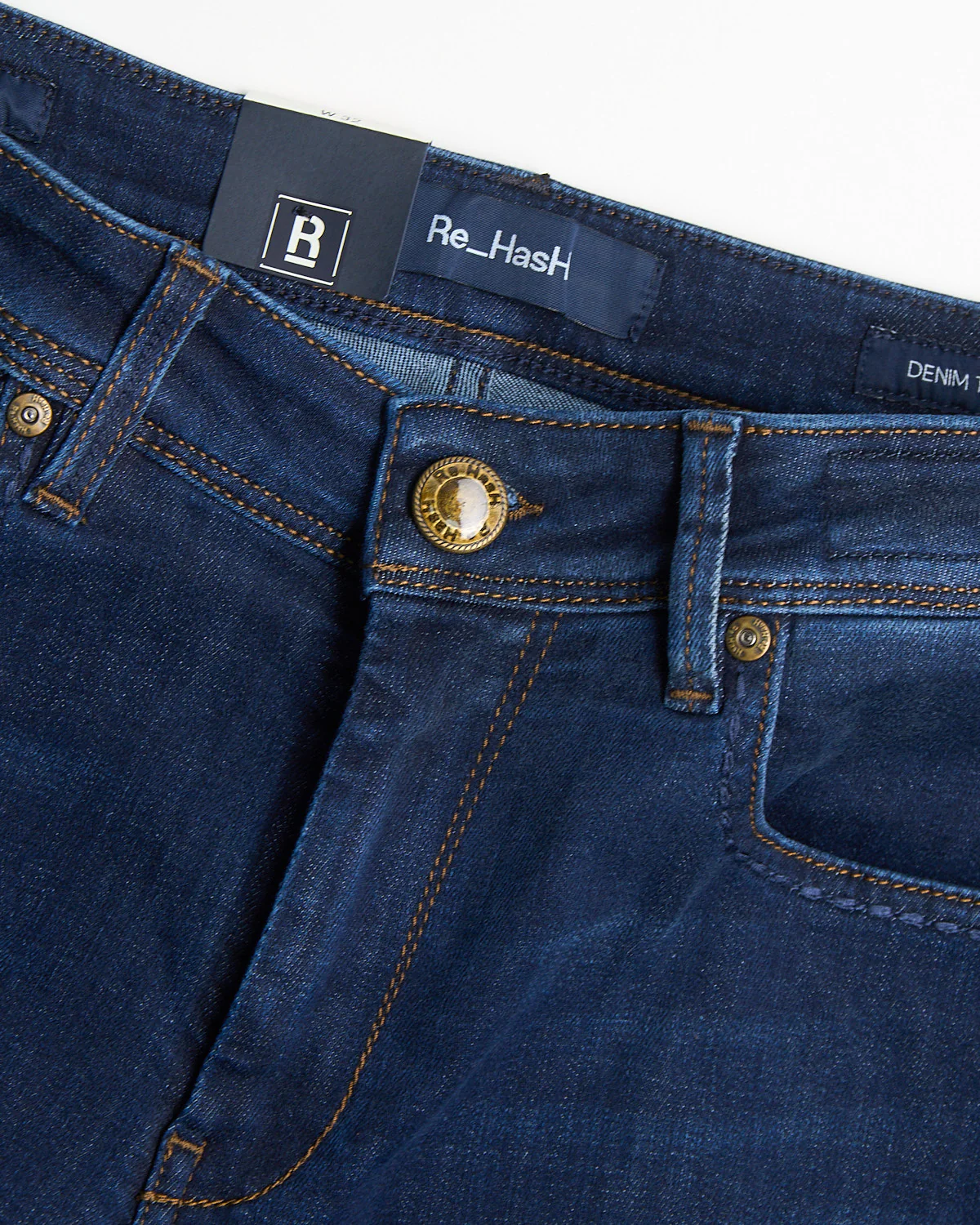 'Rubens' Tailored Fit Classic Denim Jeans - Image 11