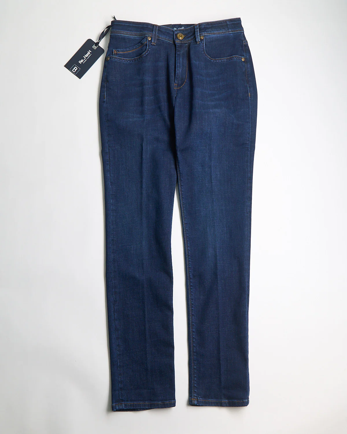 'Rubens' Tailored Fit Classic Denim Jeans - Image 12