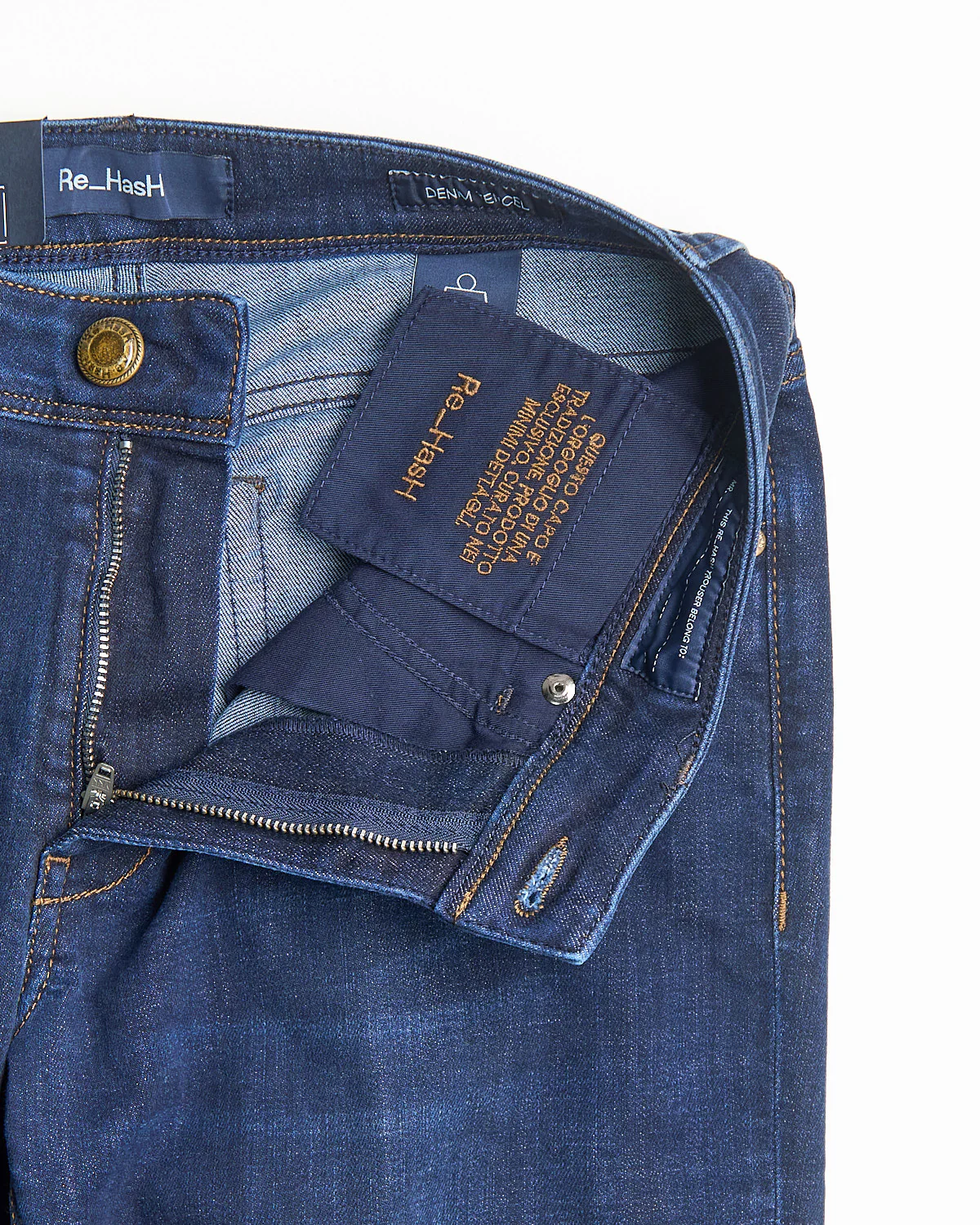 'Rubens' Tailored Fit Classic Denim Jeans - Image 3