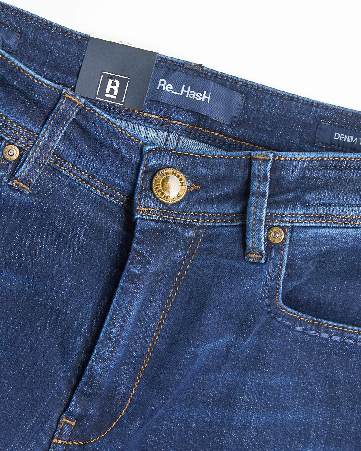 'Rubens' Tailored Fit Classic Denim Jeans - Image 5