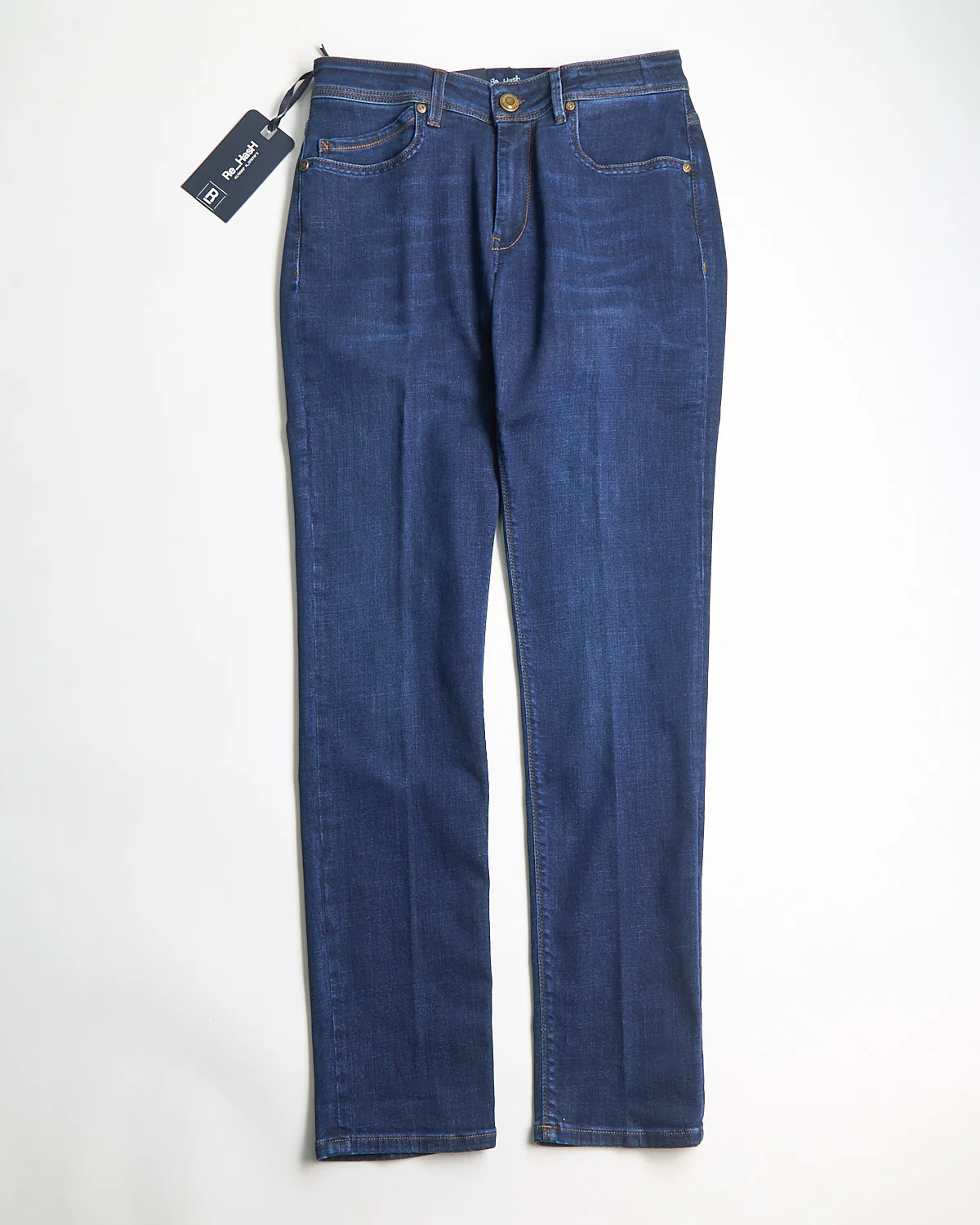 'Rubens' Tailored Fit Classic Denim Jeans - Image 6