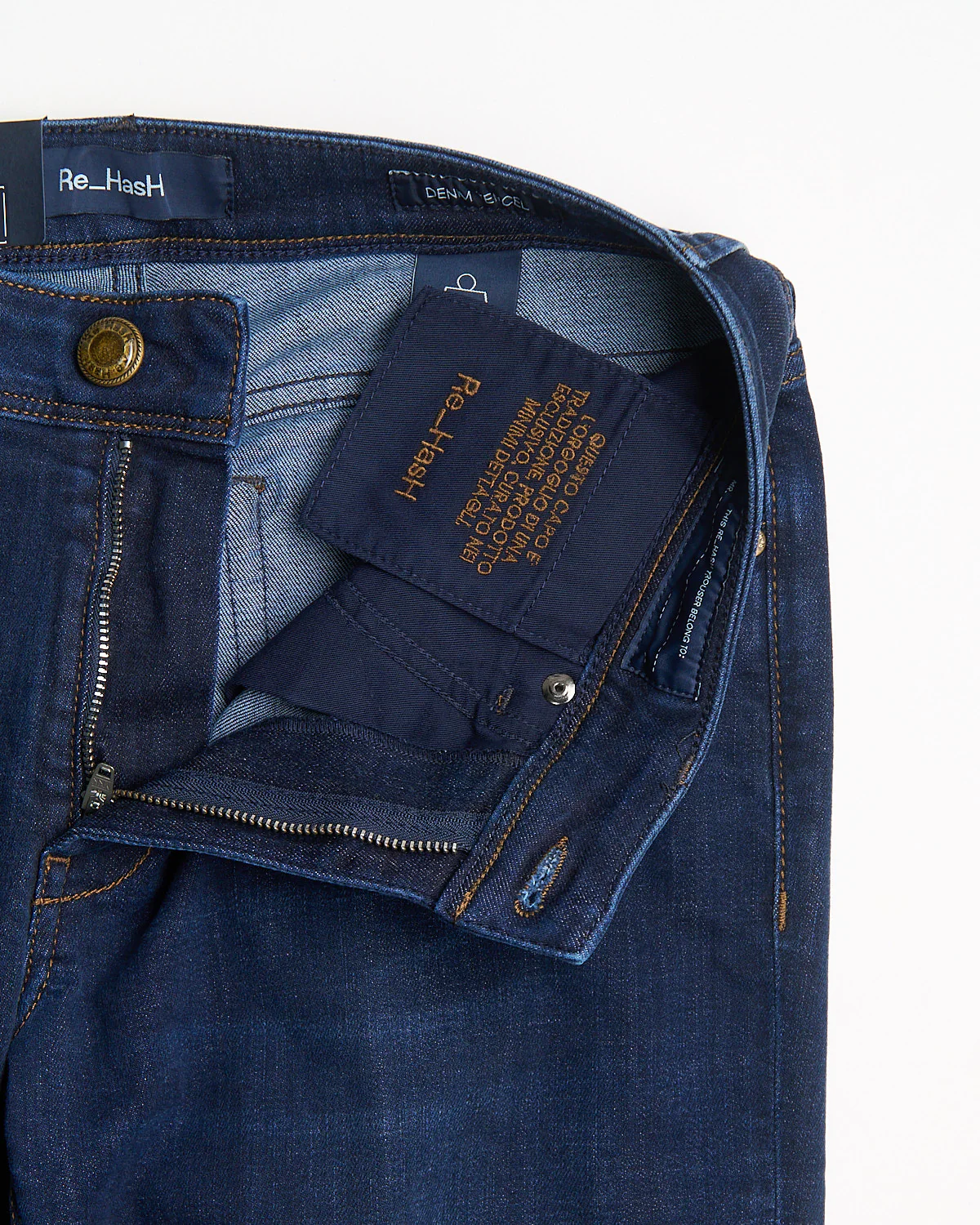 'Rubens' Tailored Fit Classic Denim Jeans - Image 9