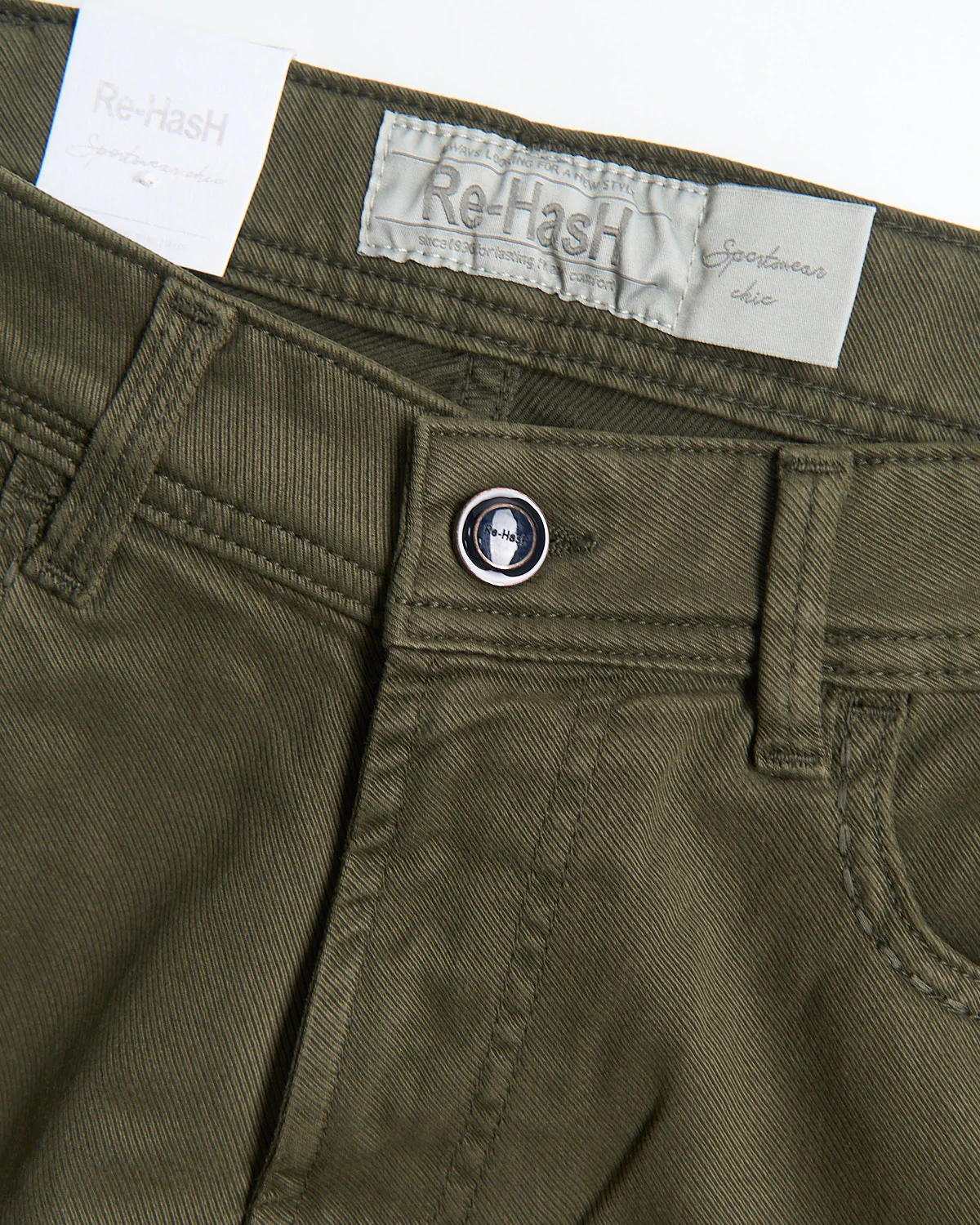 'Rubens' Tailored Fit Stretch Cavalry Twill 5 Pocket Pants - Image 6