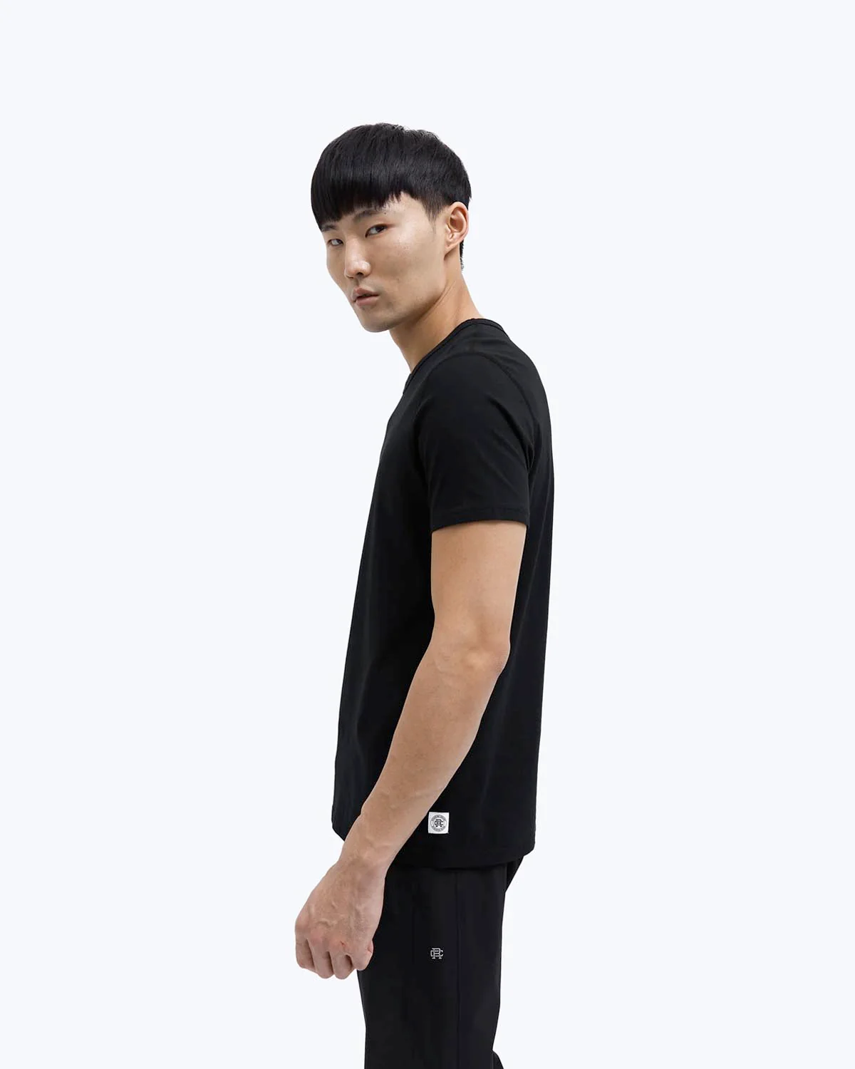 Lightweight Jersey Black T-Shirt - Image 4
