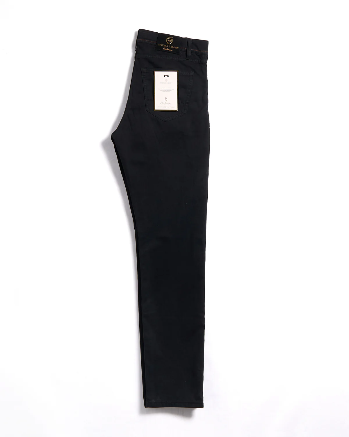 Milano Z Brushed Cotton 5 Pocket Pants - Image 3